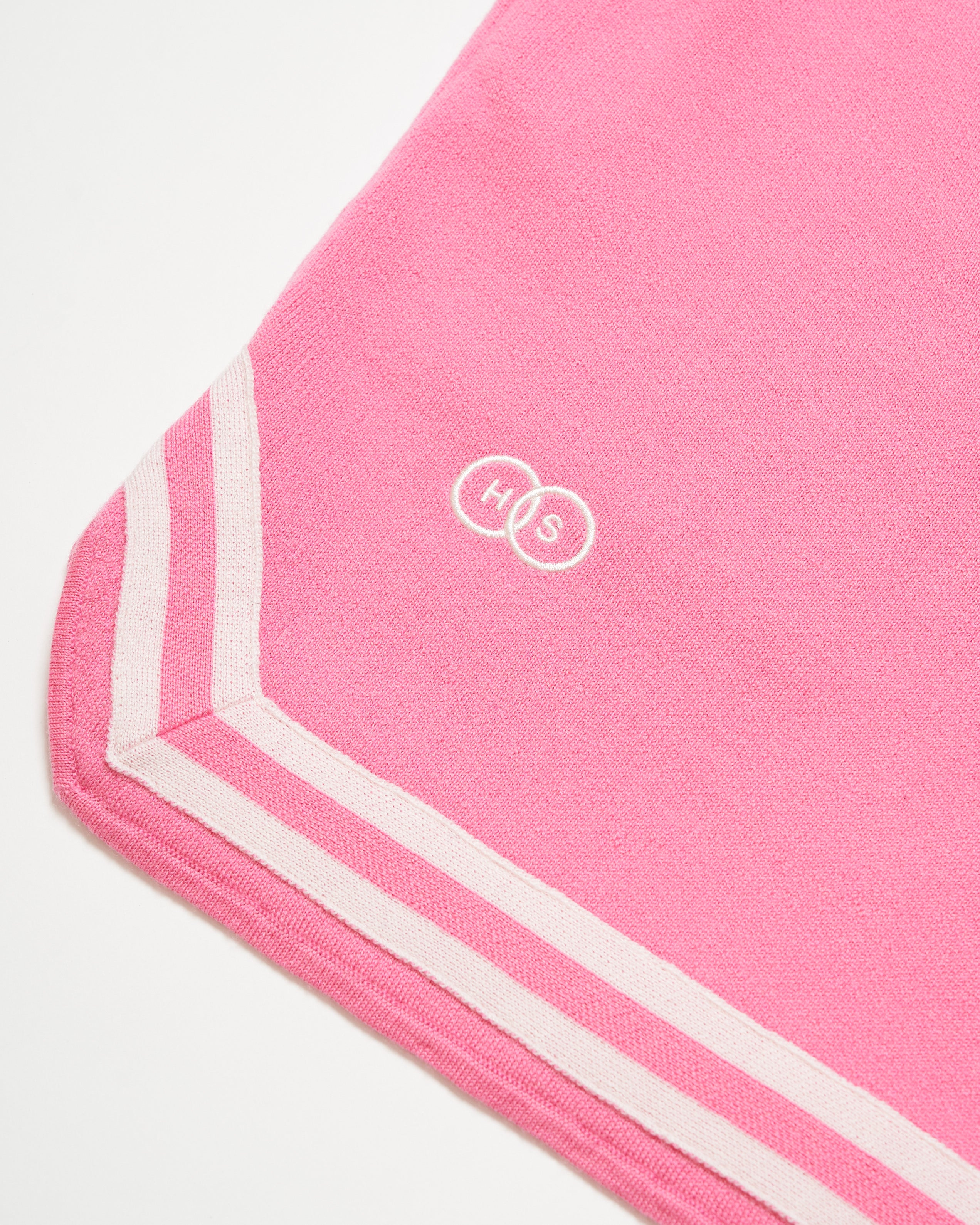 Harmonious pink merino baller shorts