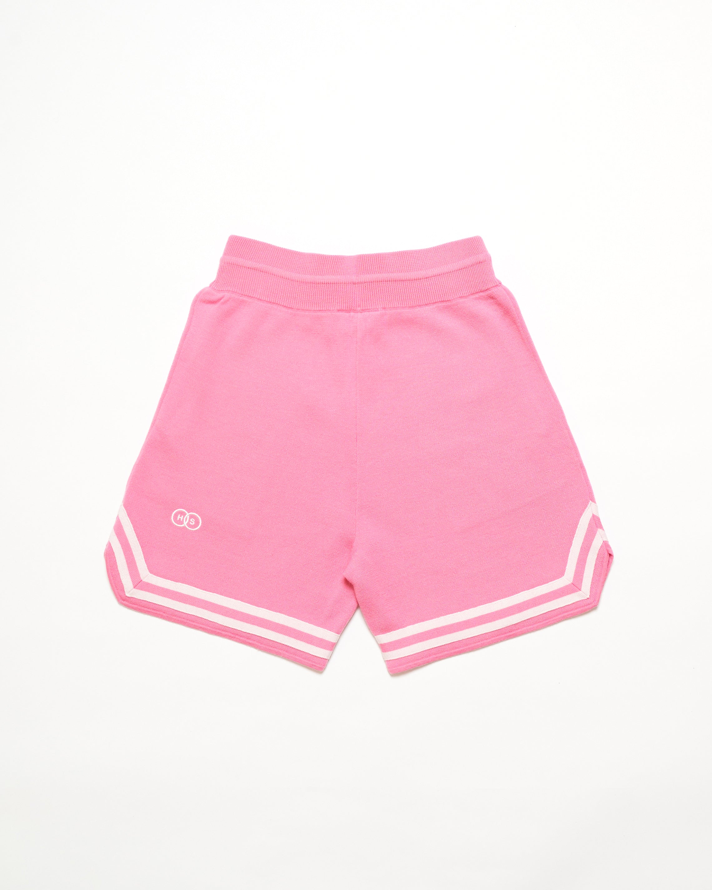 Harmonious pink merino baller shorts