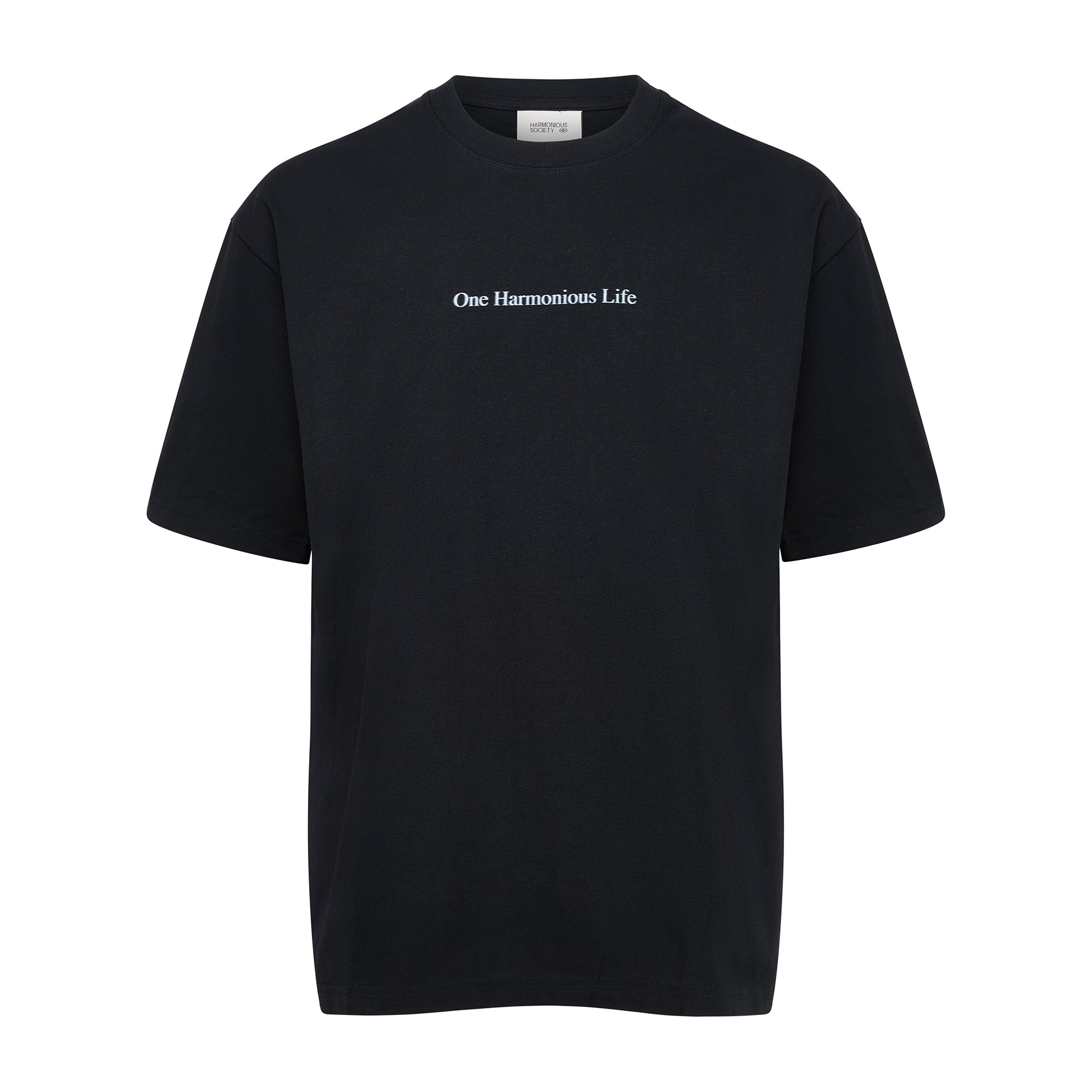 One Harmonious Life Black T-shirt