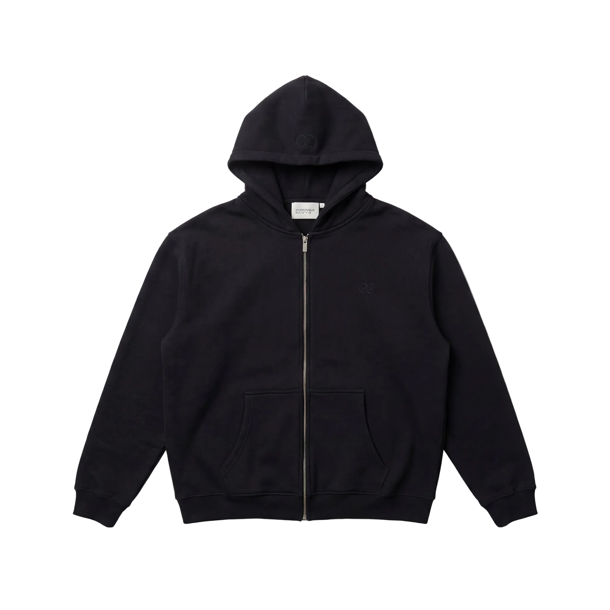 Cosy Zipped Hoodie - Storm Black