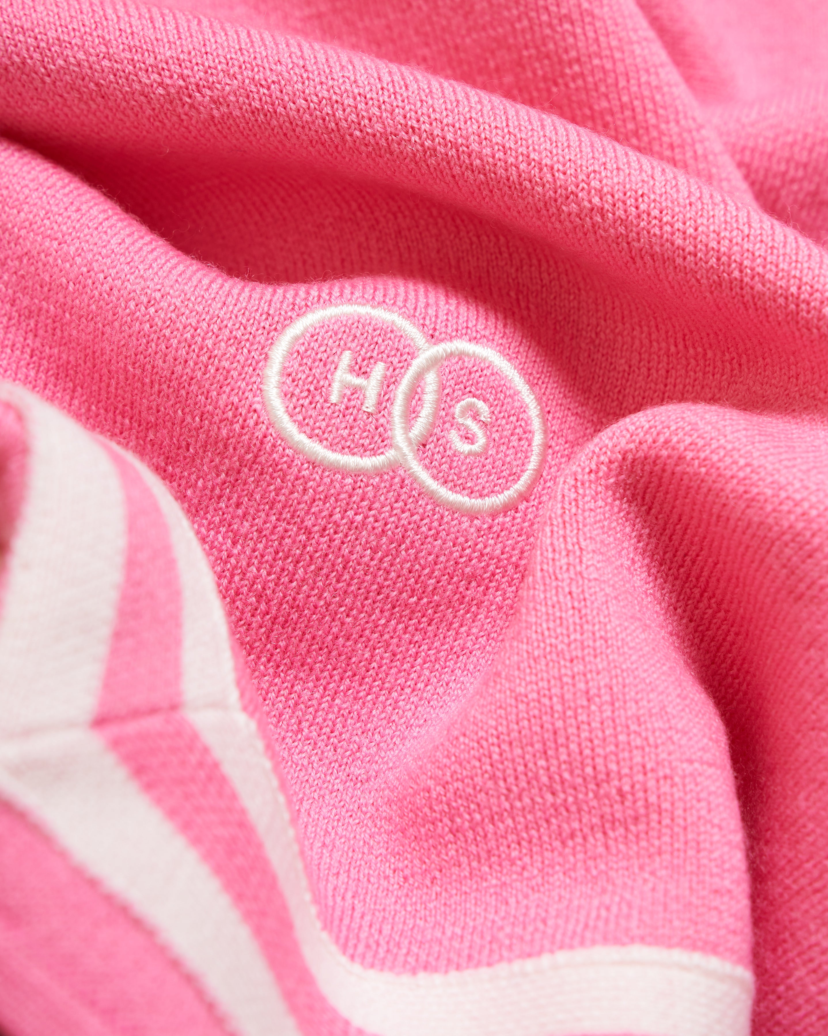 Harmonious pink merino baller shorts