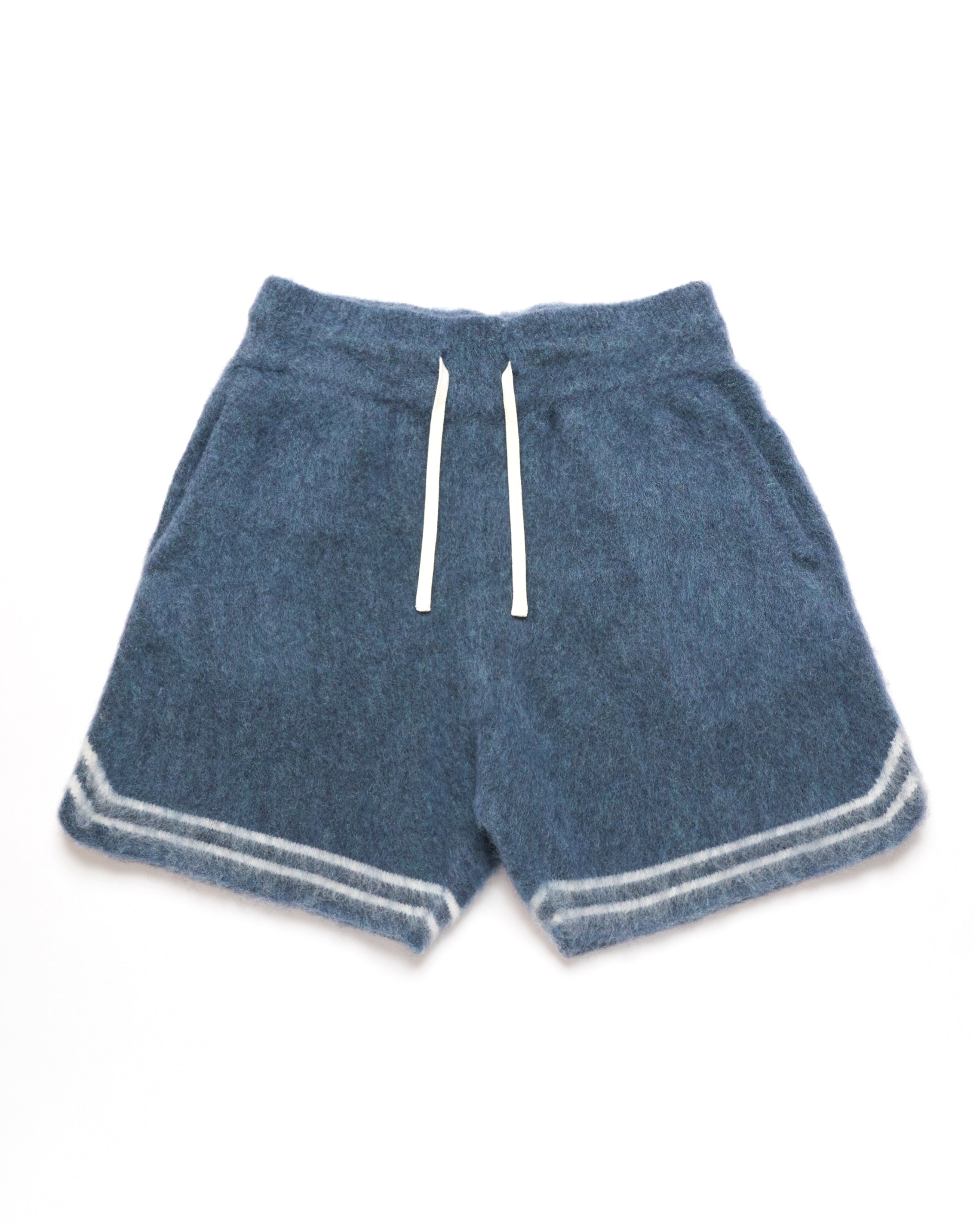 Harmonious Mohair Shorts - Blue