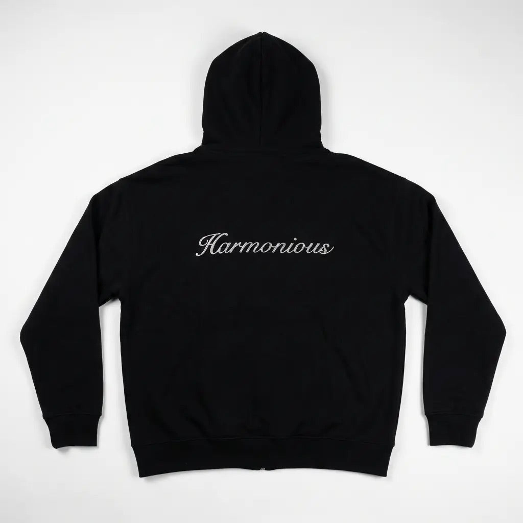 Cosy Zipped Hoodie - Storm Black