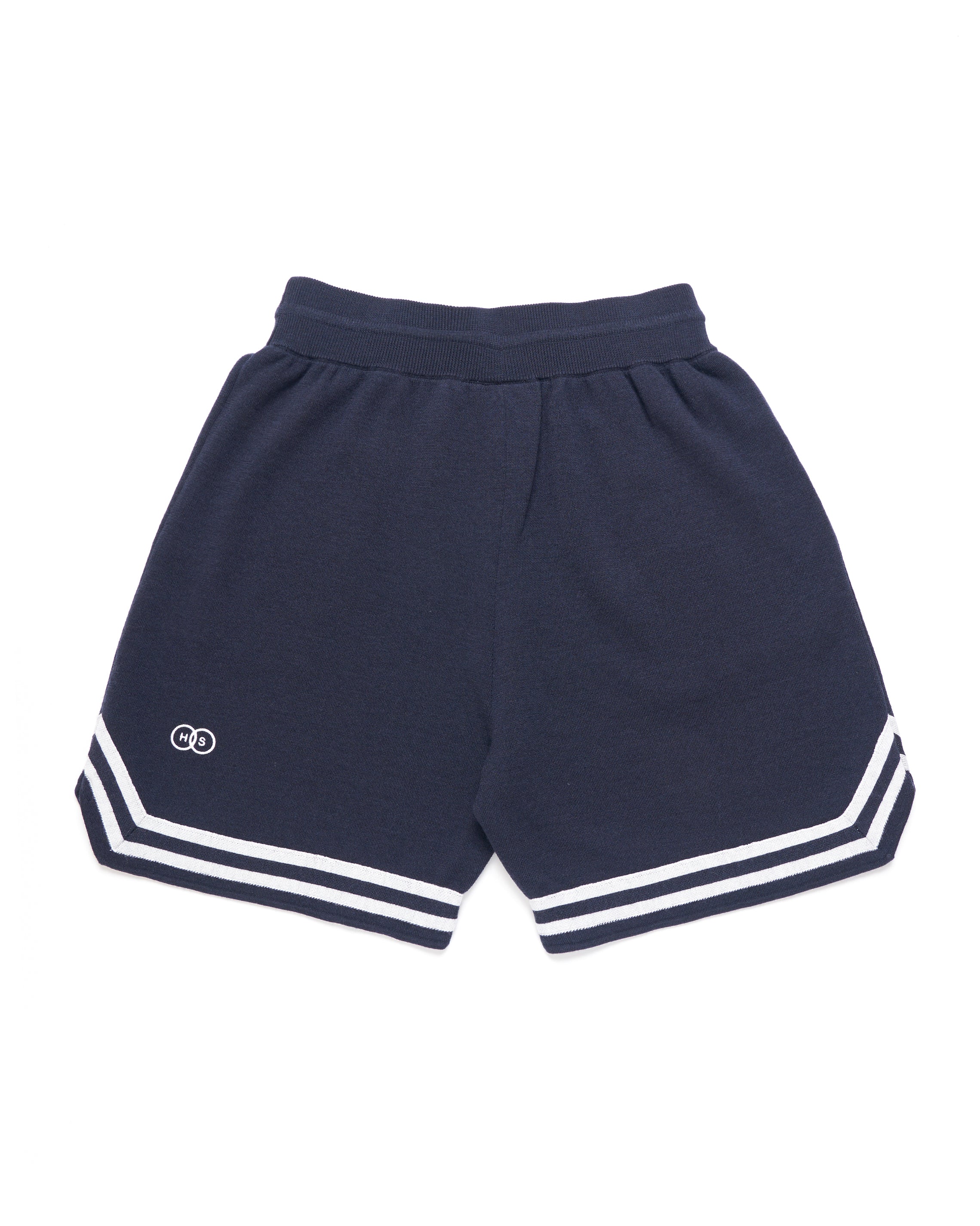 Harmonious navy merino baller shorts