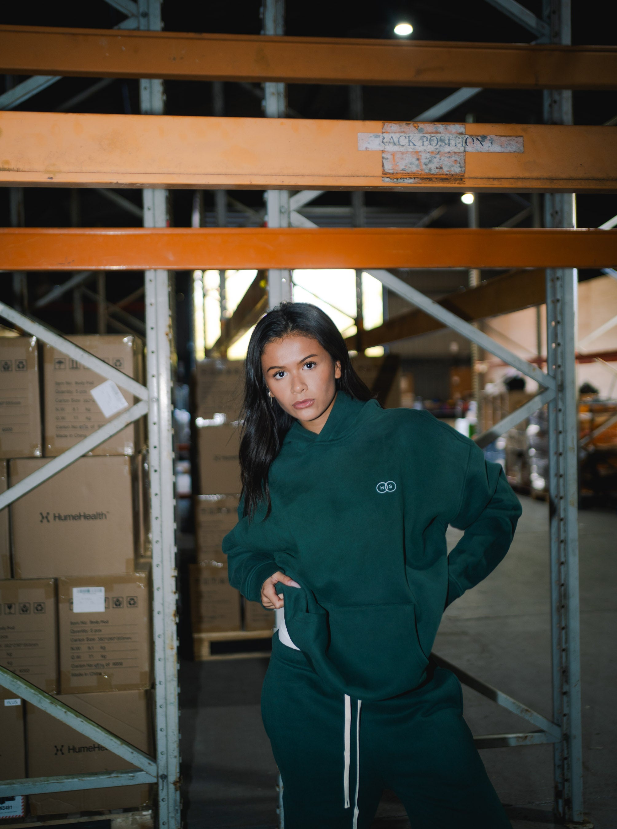 Cosy Hoodie - Bottle Green