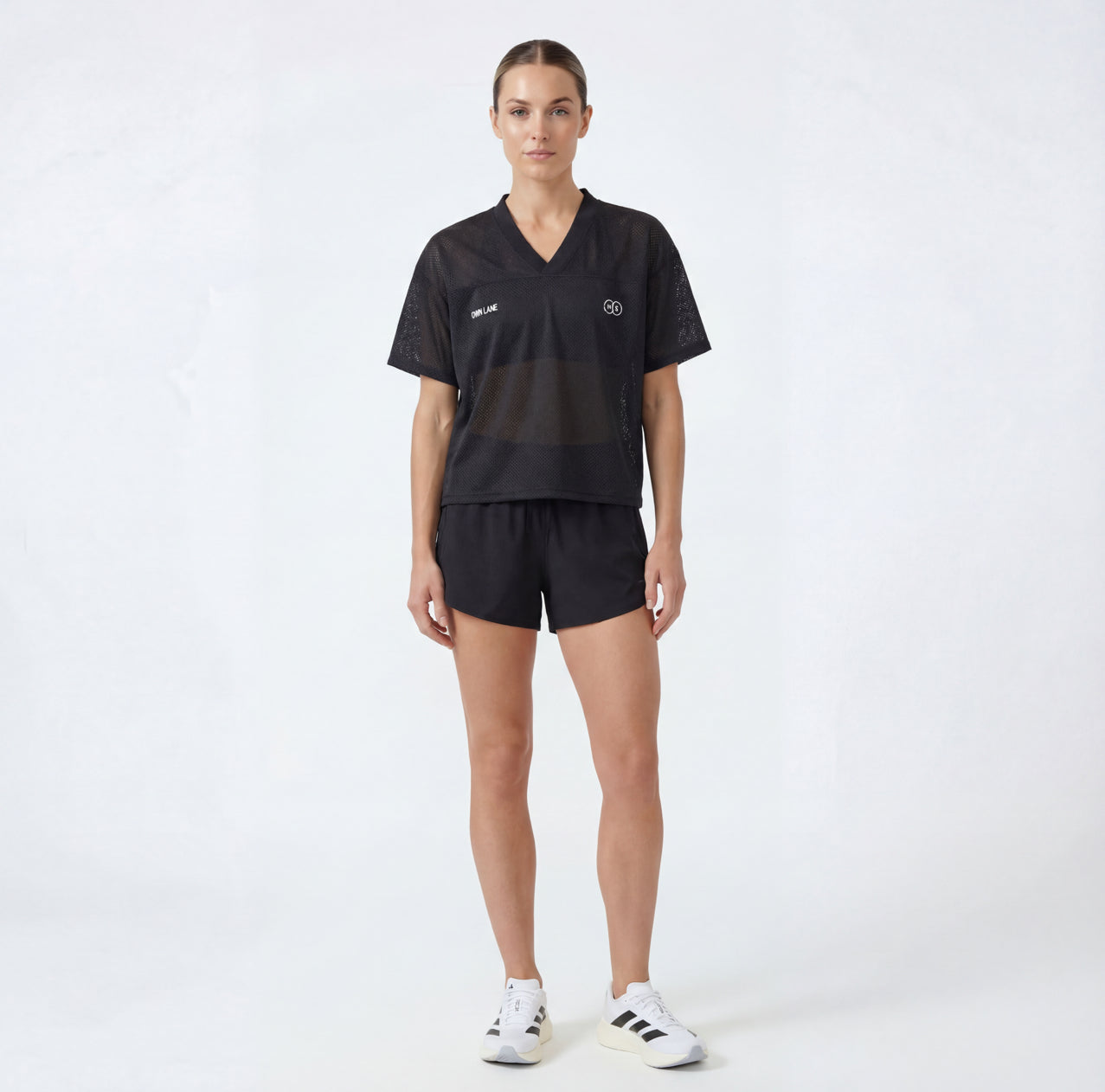 Own Lane Mesh Jersey - Black