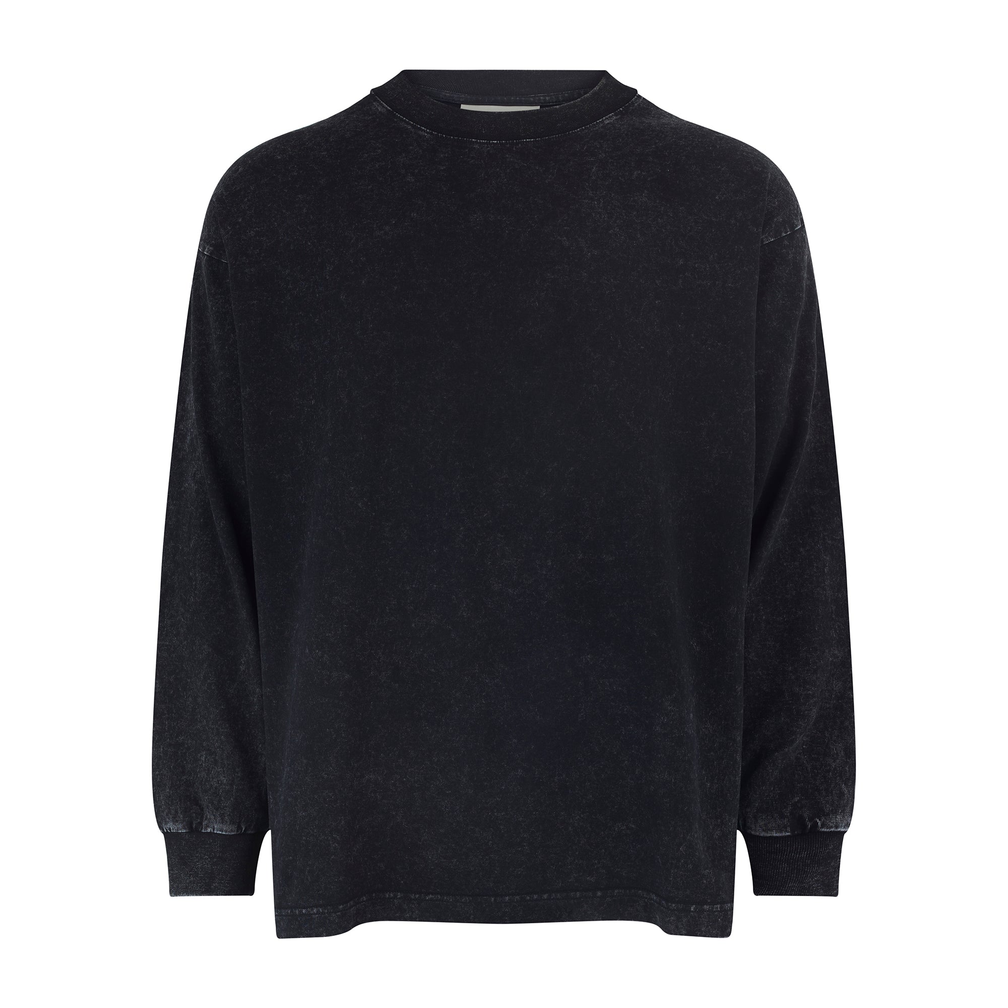 LS T-Shirt Washed Black Bulb Graphic