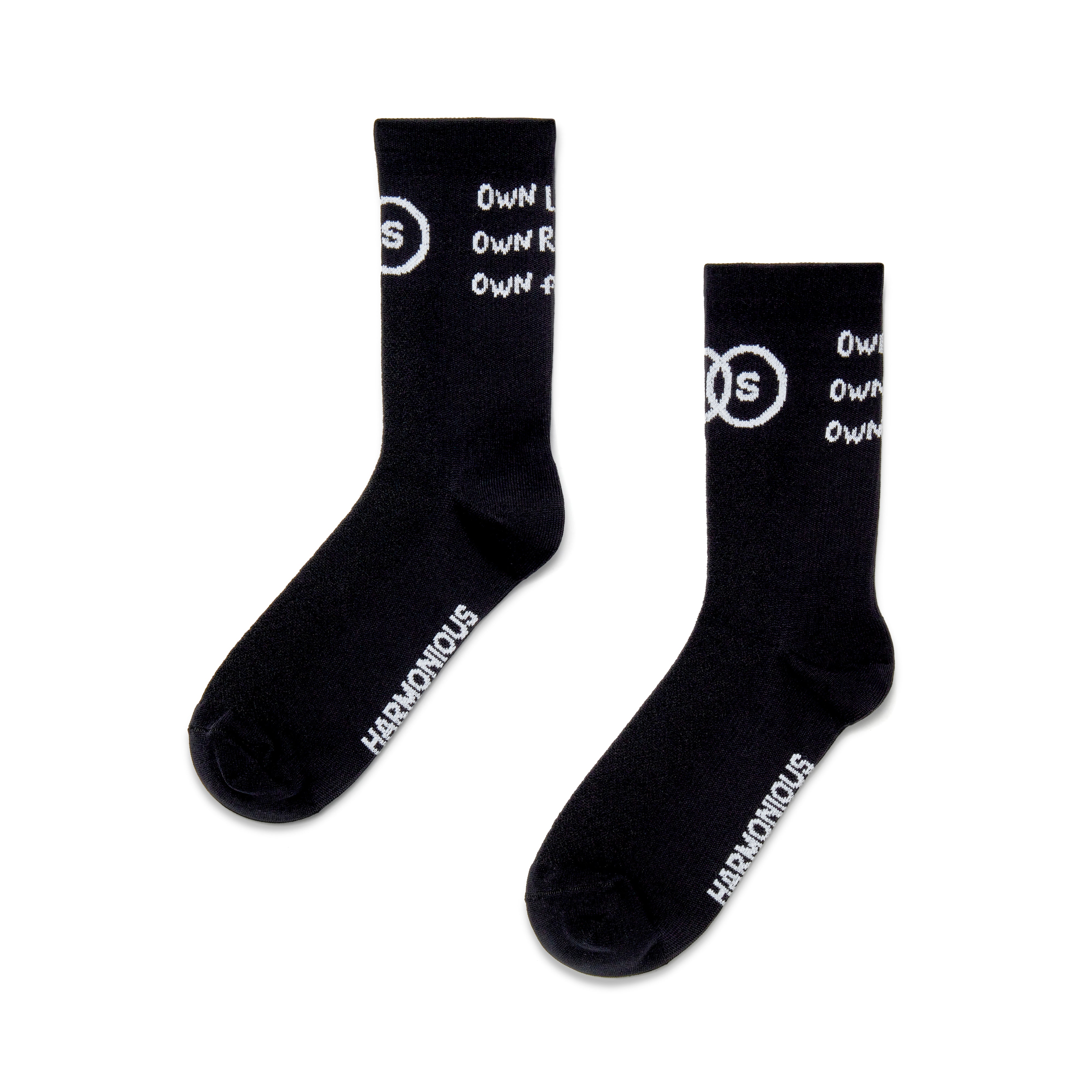 Own Lane Socks - Black