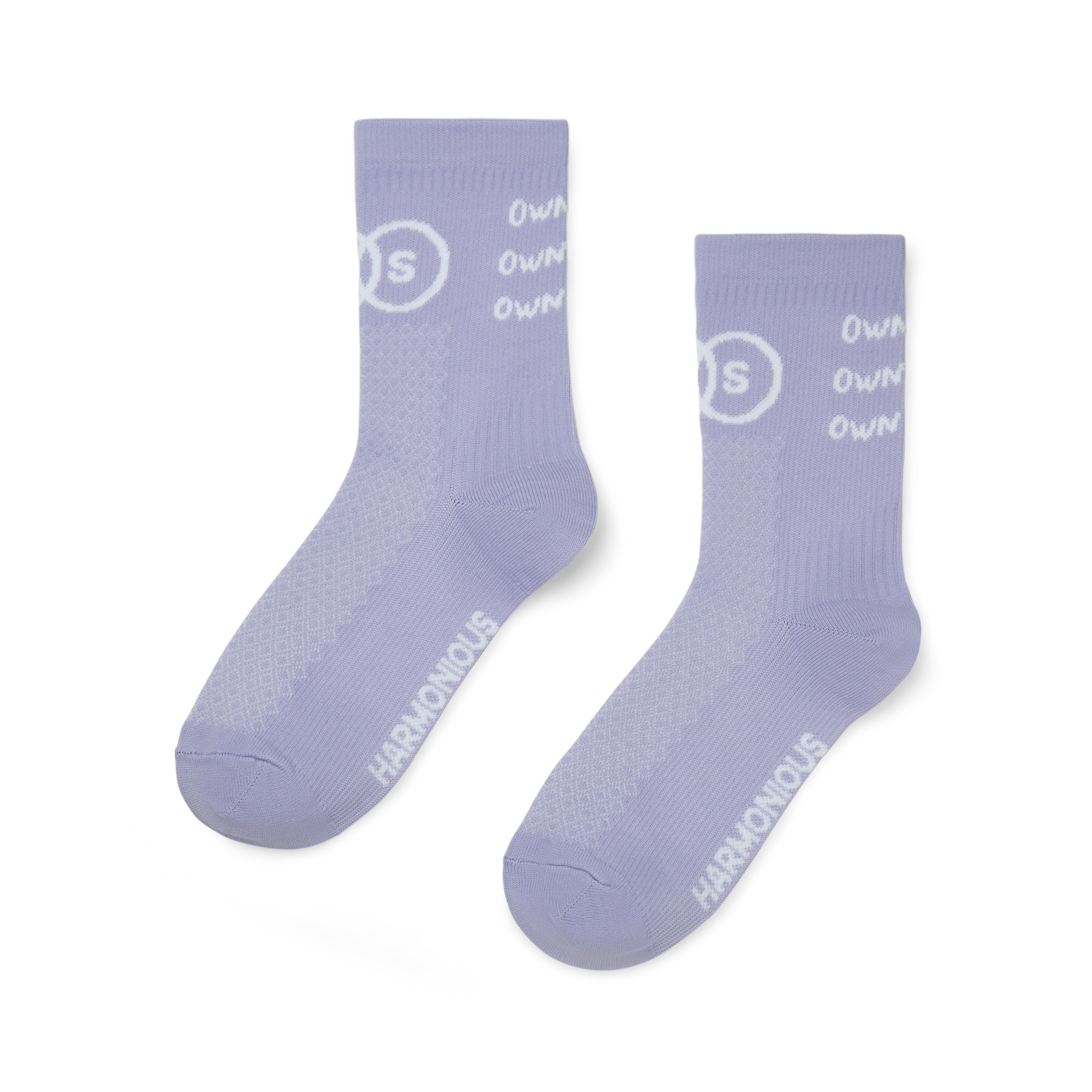 Own Lane Socks - Lavender