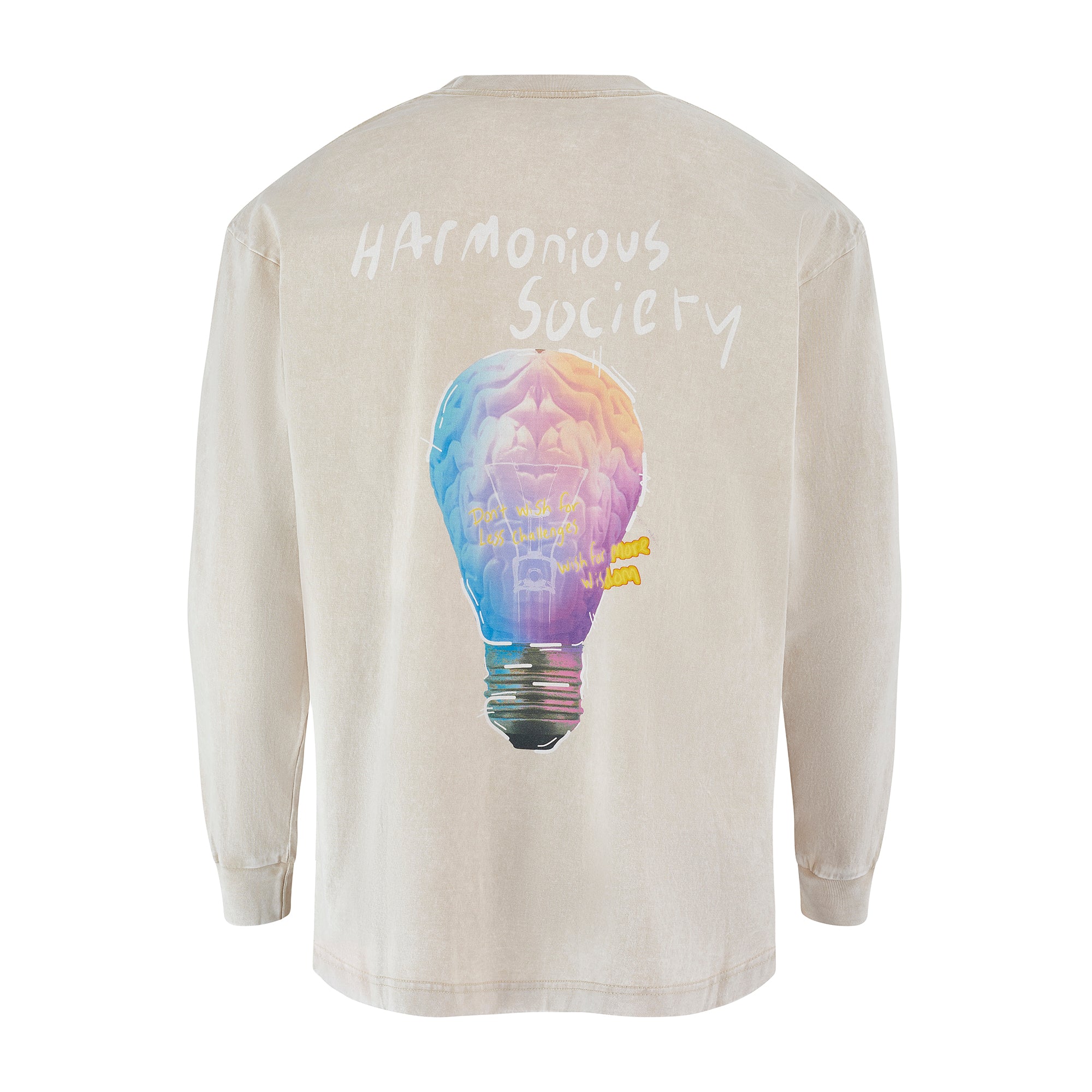 LS T-Shirt Cream Bulb Graphic