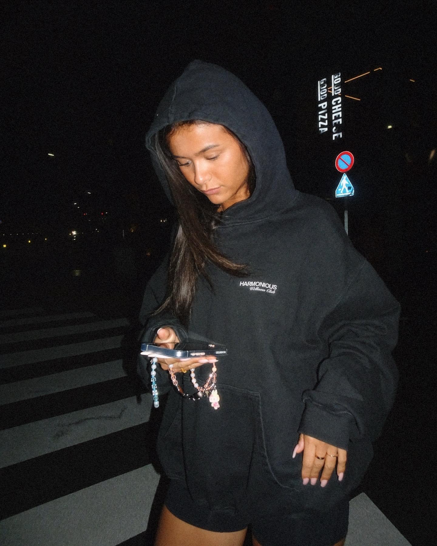 Wellness Club Hoodie - Vintage Black