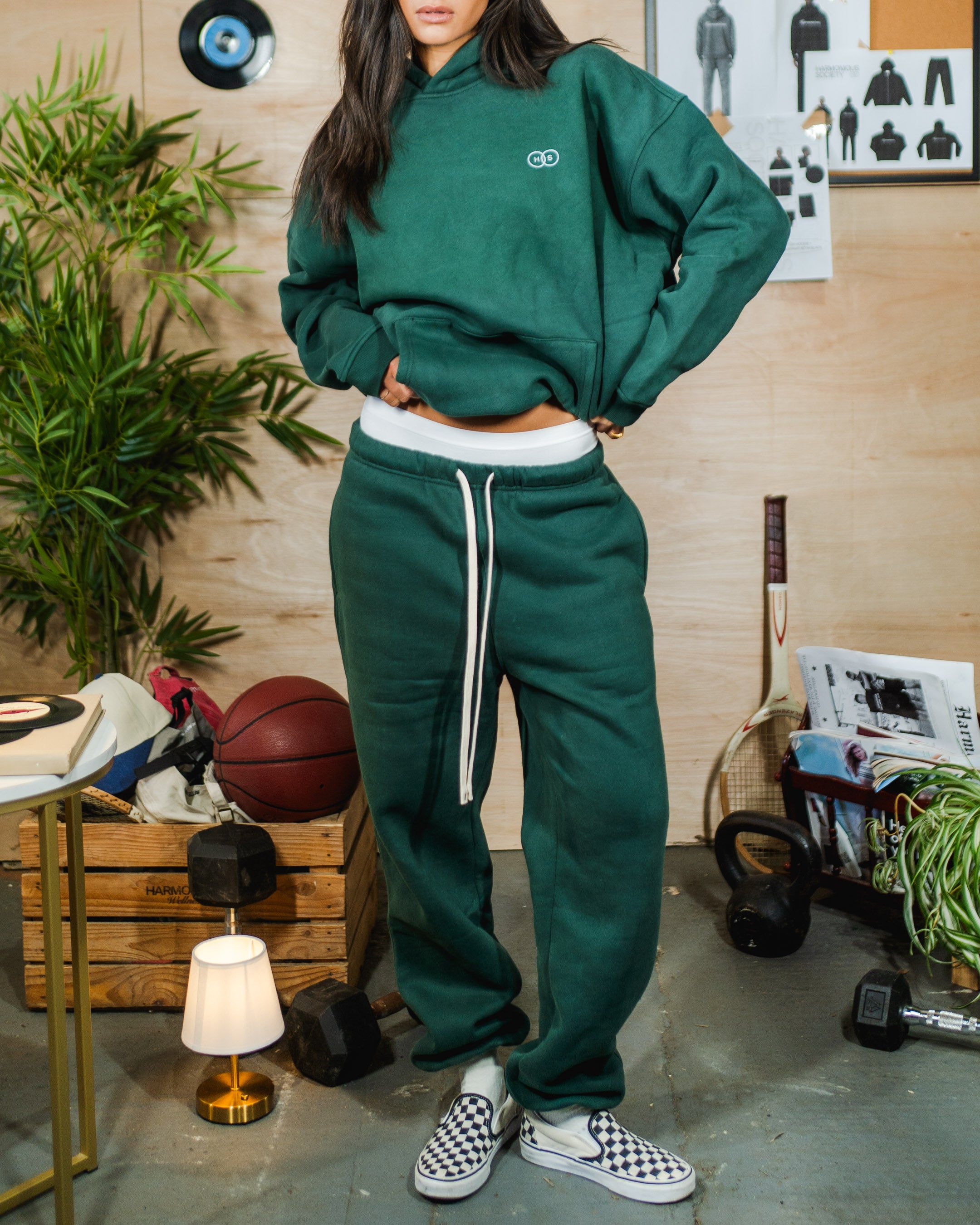 Cosy Joggers - Bottle Green