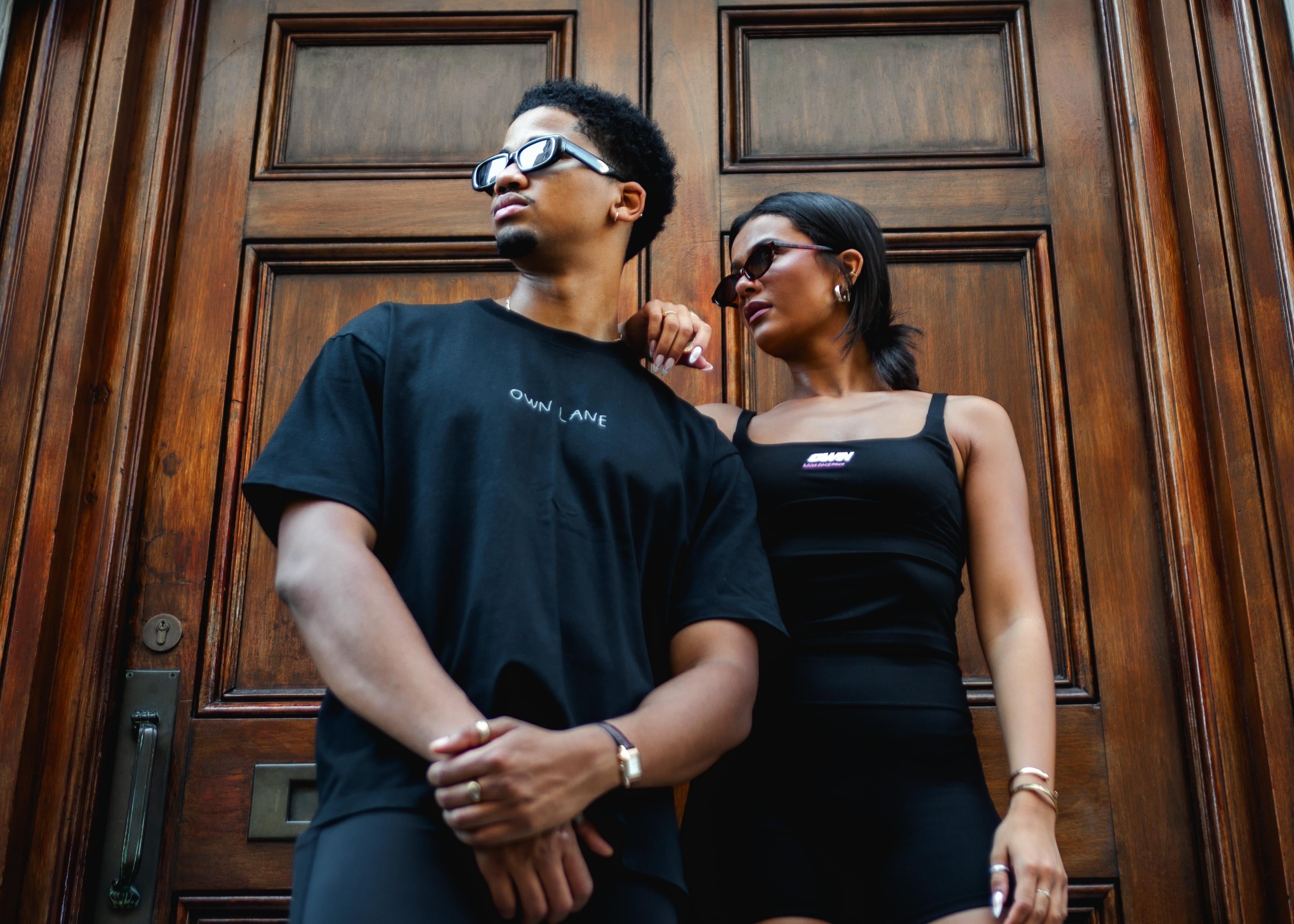 Own Lane Black T-shirt