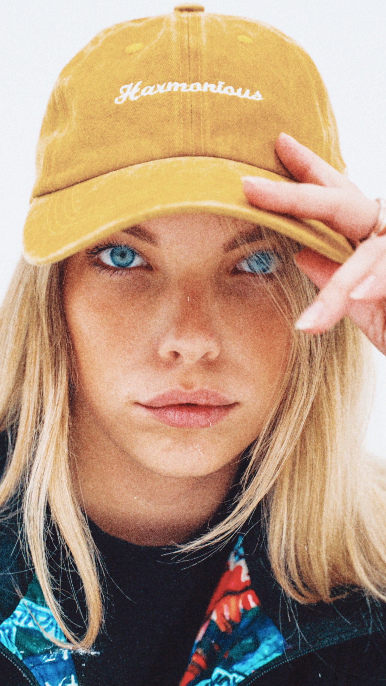 Harmonious Dad Cap - Vintage Yellow