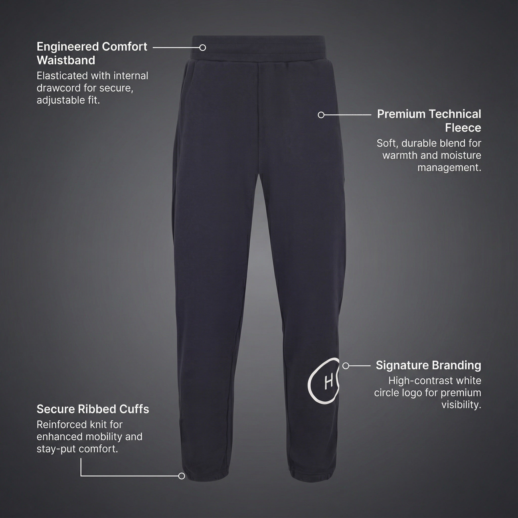 Core Sweatpants - Vintage Black