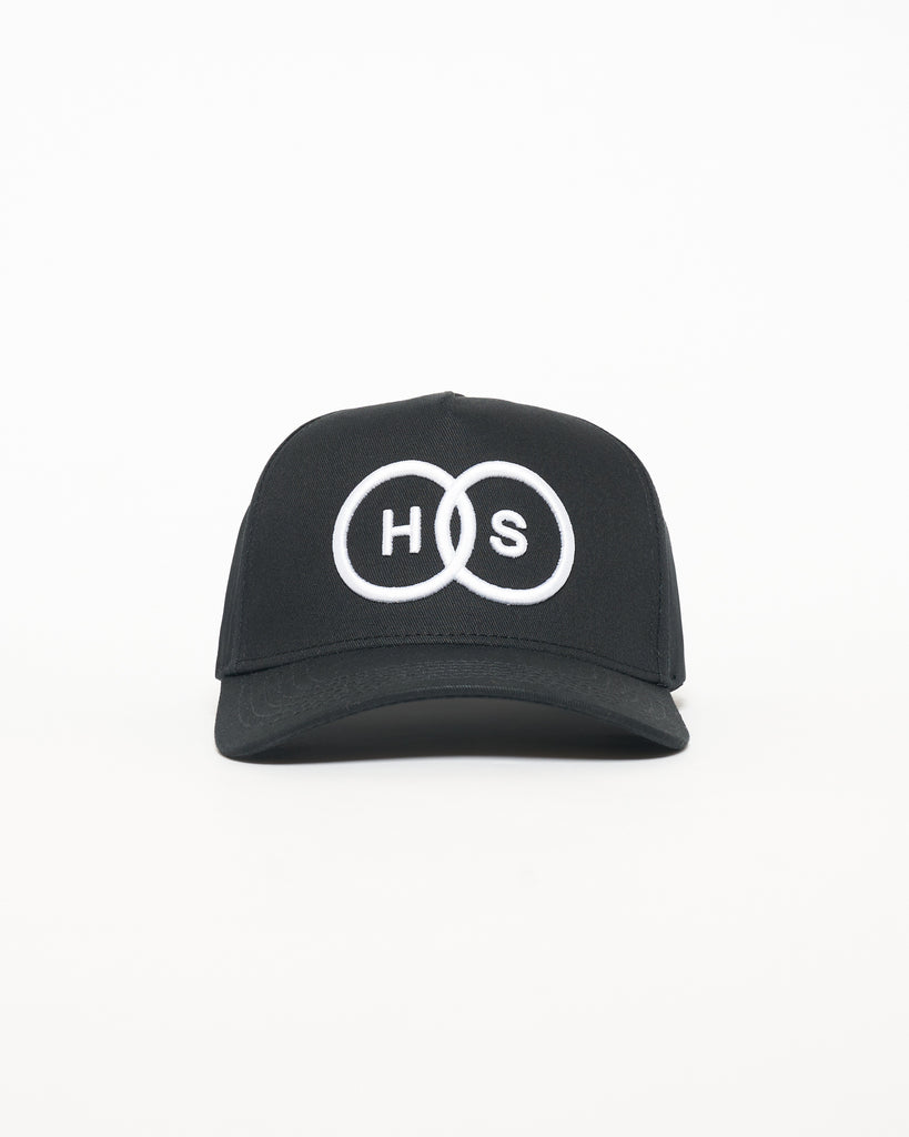 Harmonious black 3D cap
