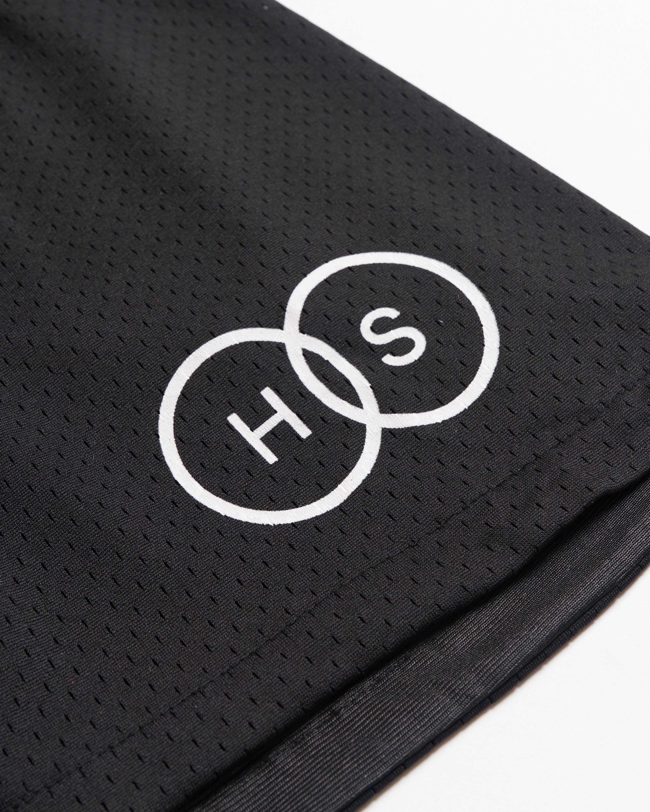 Harmonious Retro Mesh Shorts - Black