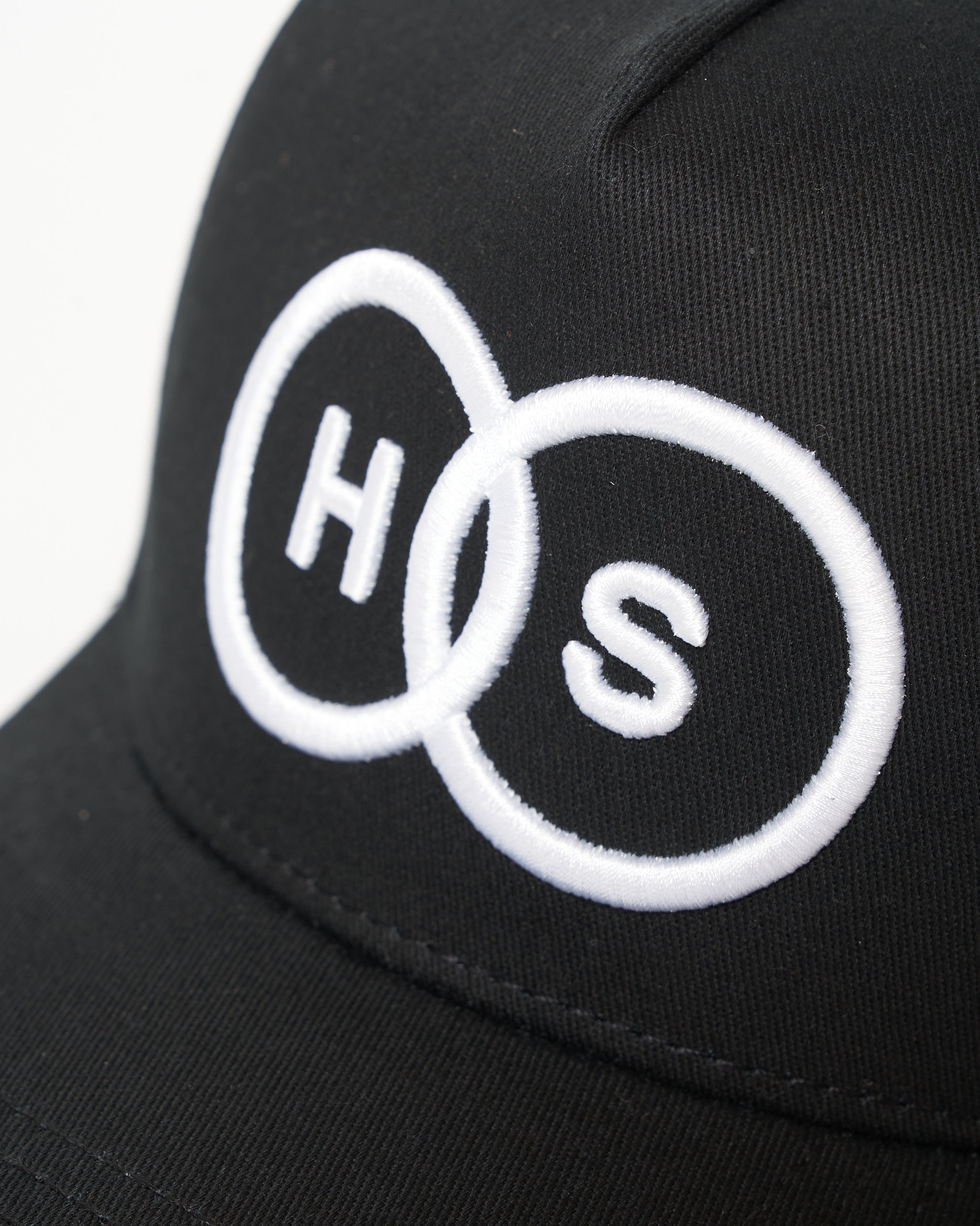 Harmonious black 3D cap