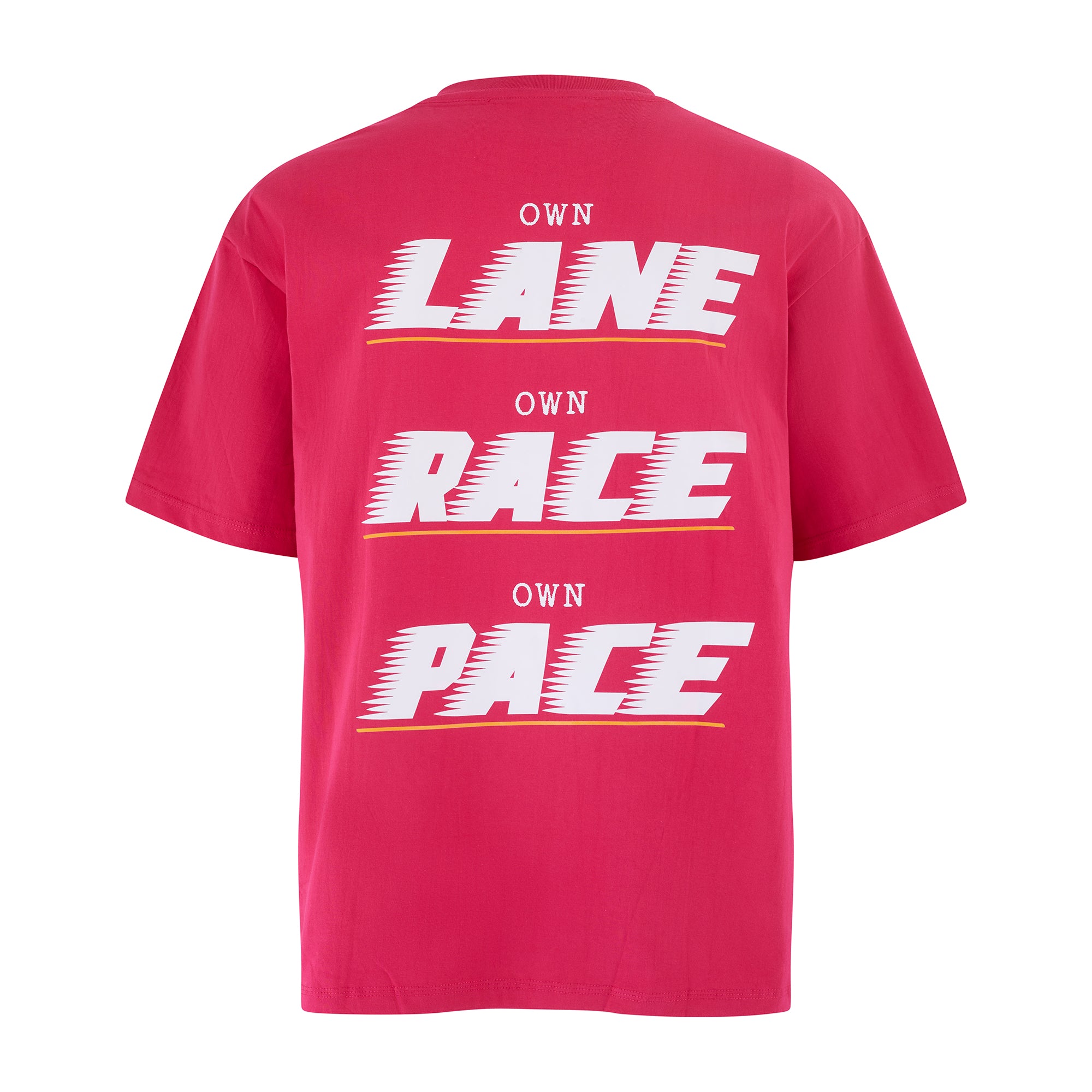 Own Lane T-shirt Hot Pink
