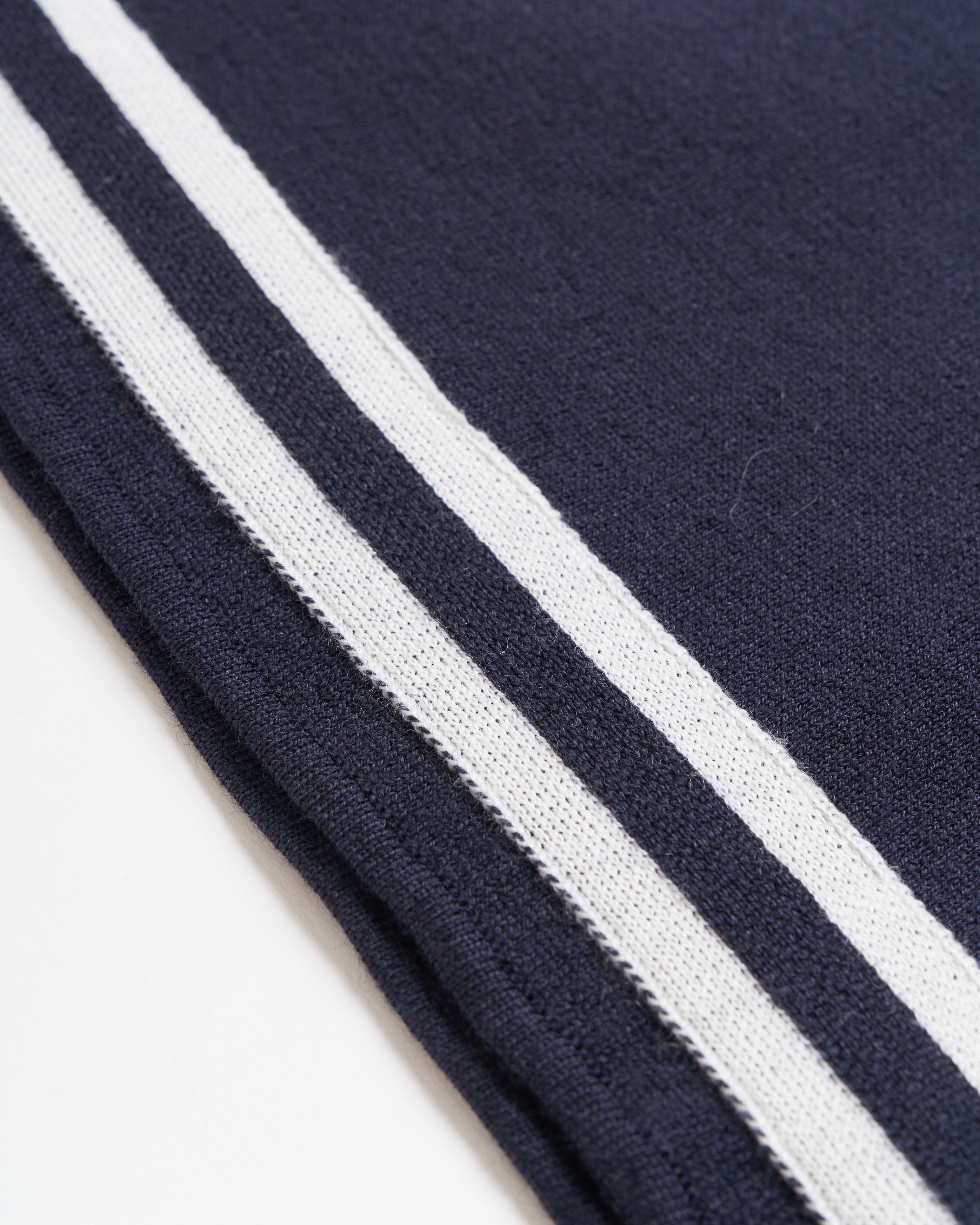 Harmonious navy merino baller shorts 