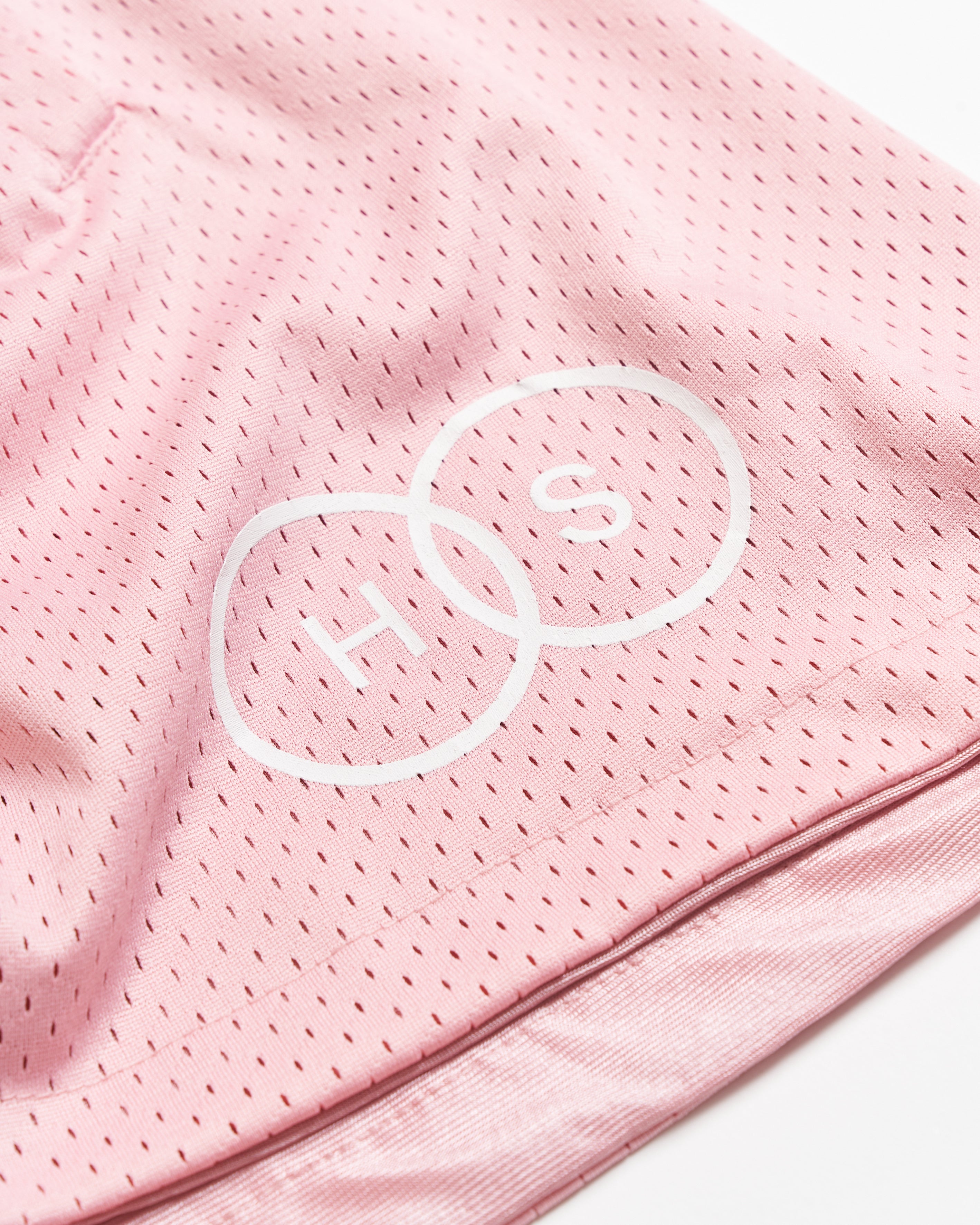 Harmonious Retro Mesh Shorts - Pink