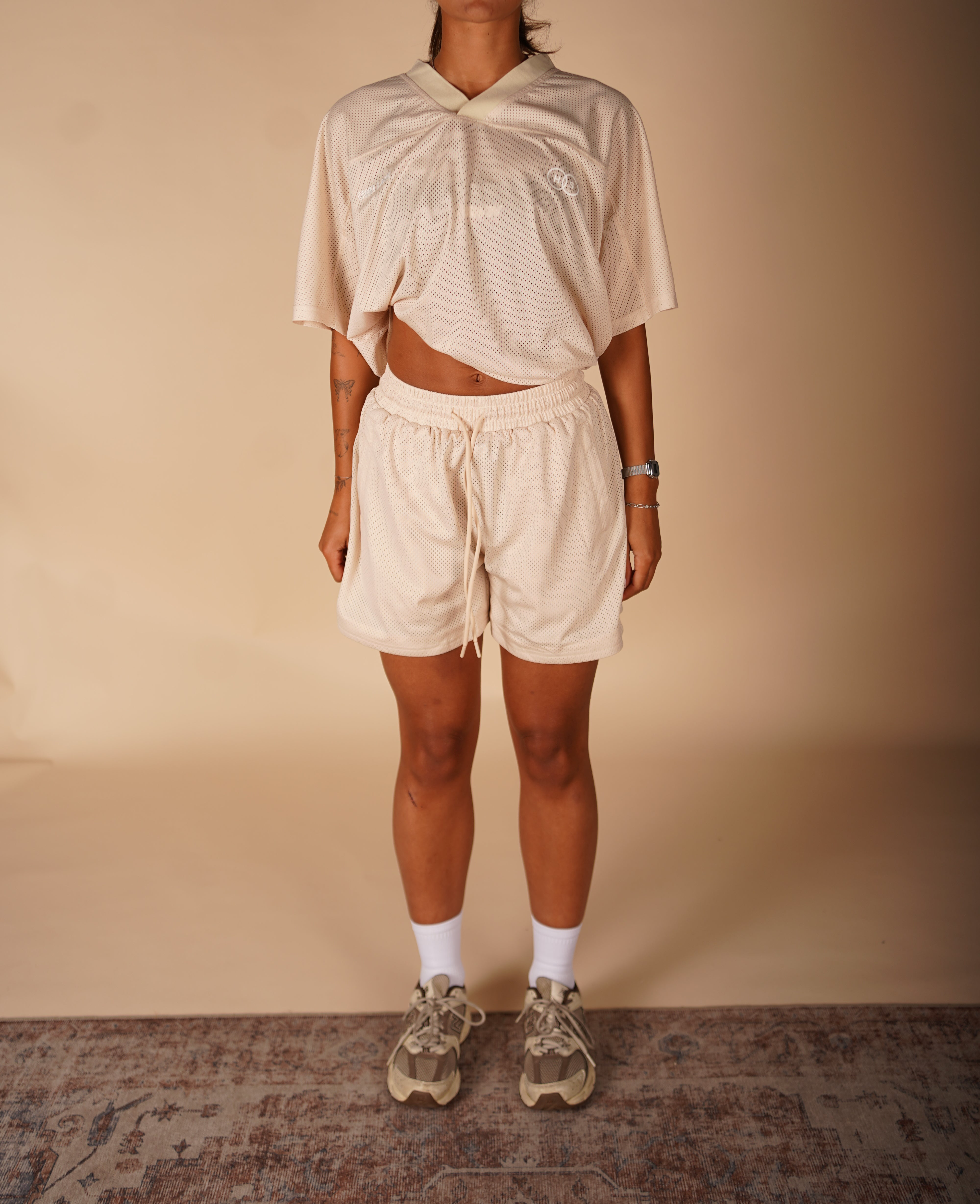 Own Lane Mesh Jersey - Bone