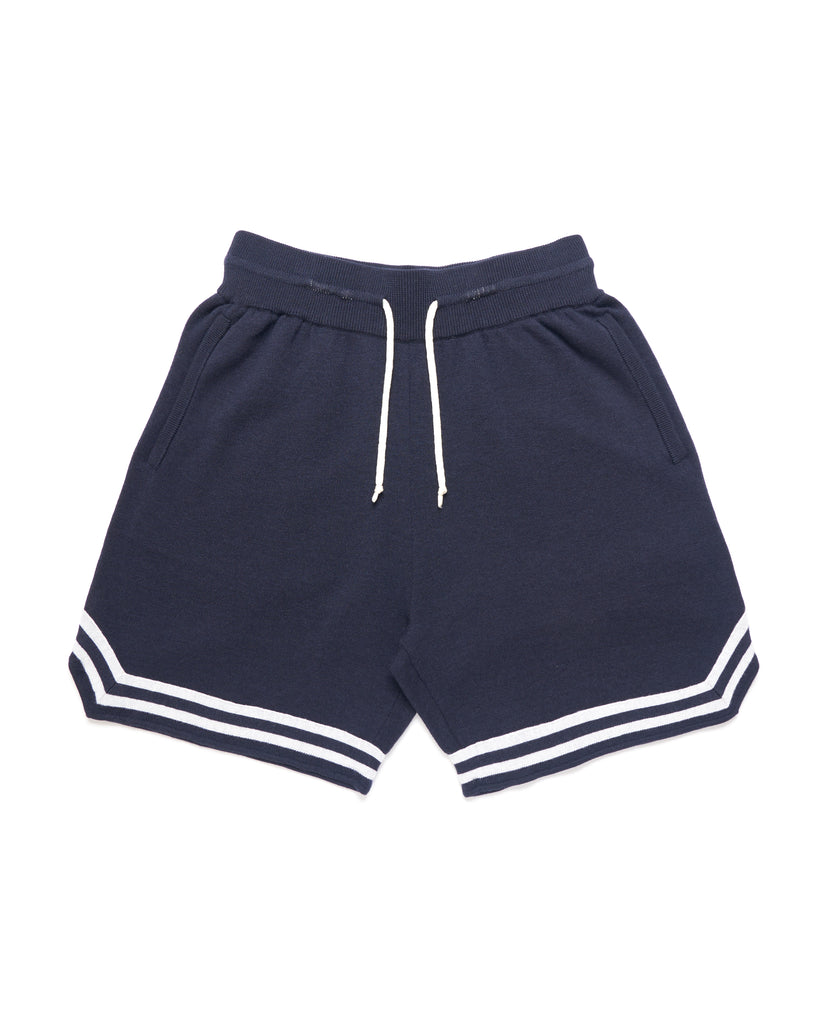Harmonious navy merino baller shorts 