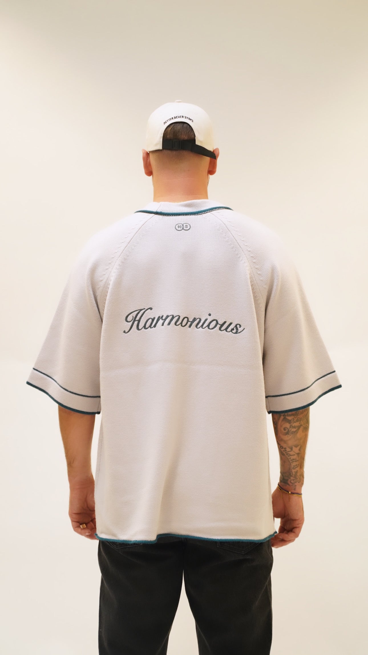 Merino Baseball Shirt - Stone