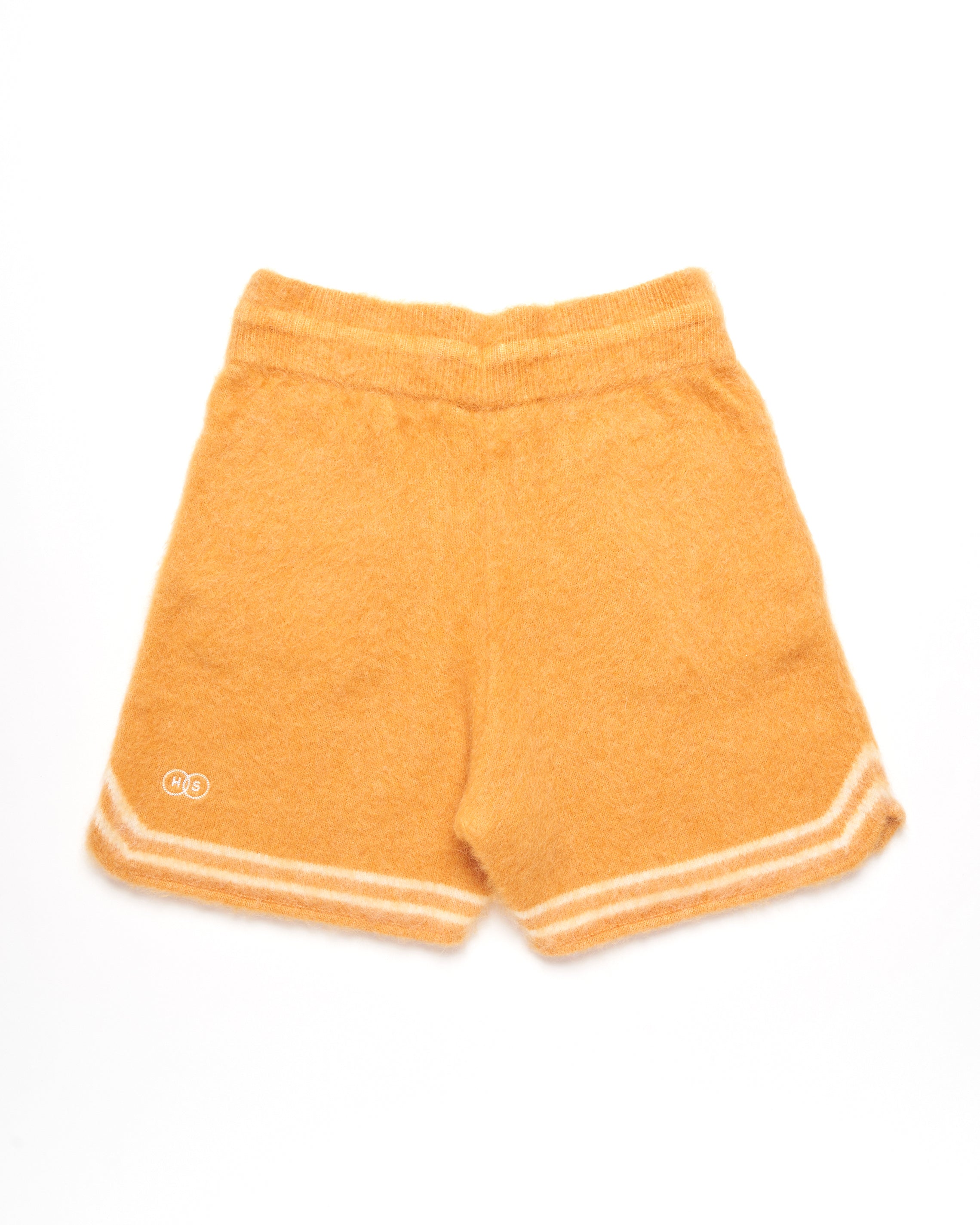 Harmonious Mohair Baller Shorts - Mustard