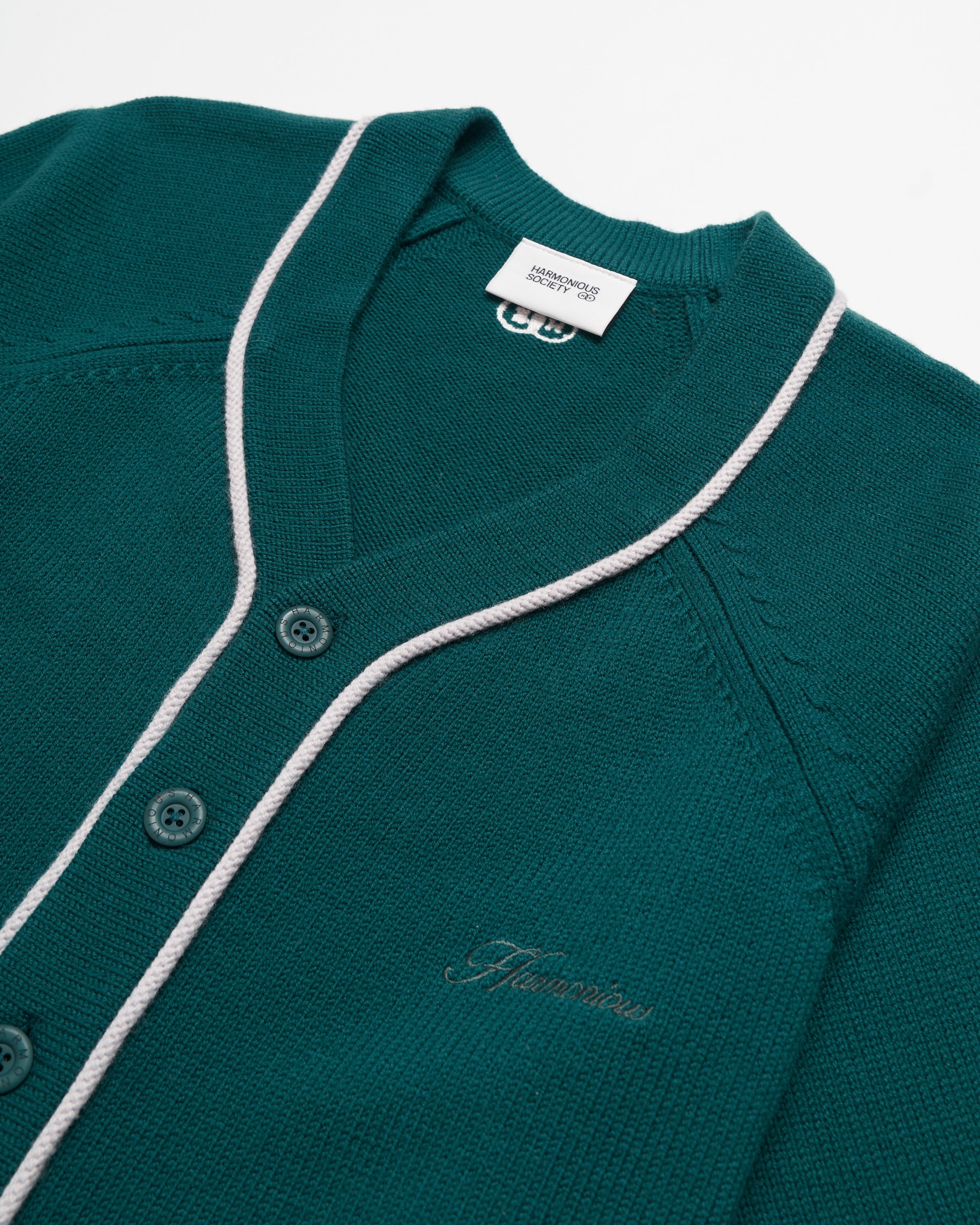 Harmonious Merino Baseball Shirt - Teal