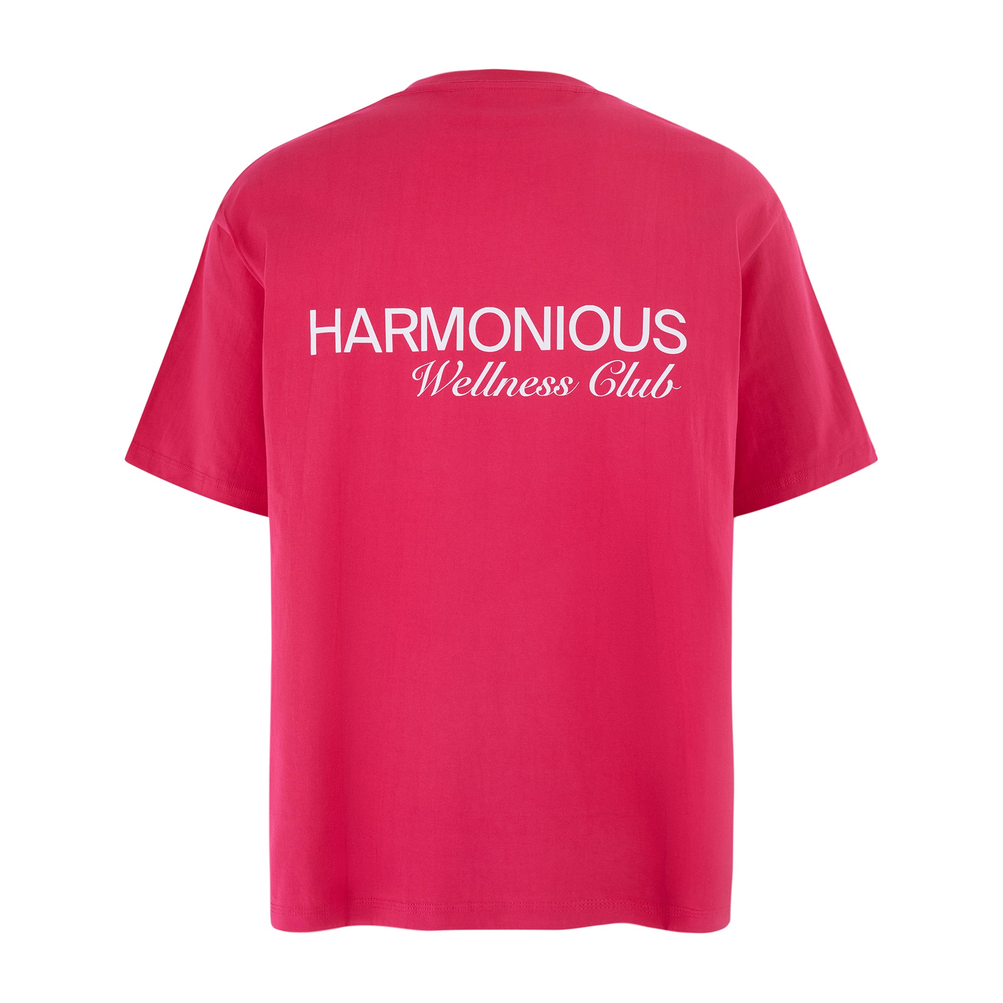 Mens Wellness Club T-Shirt Hot Pink