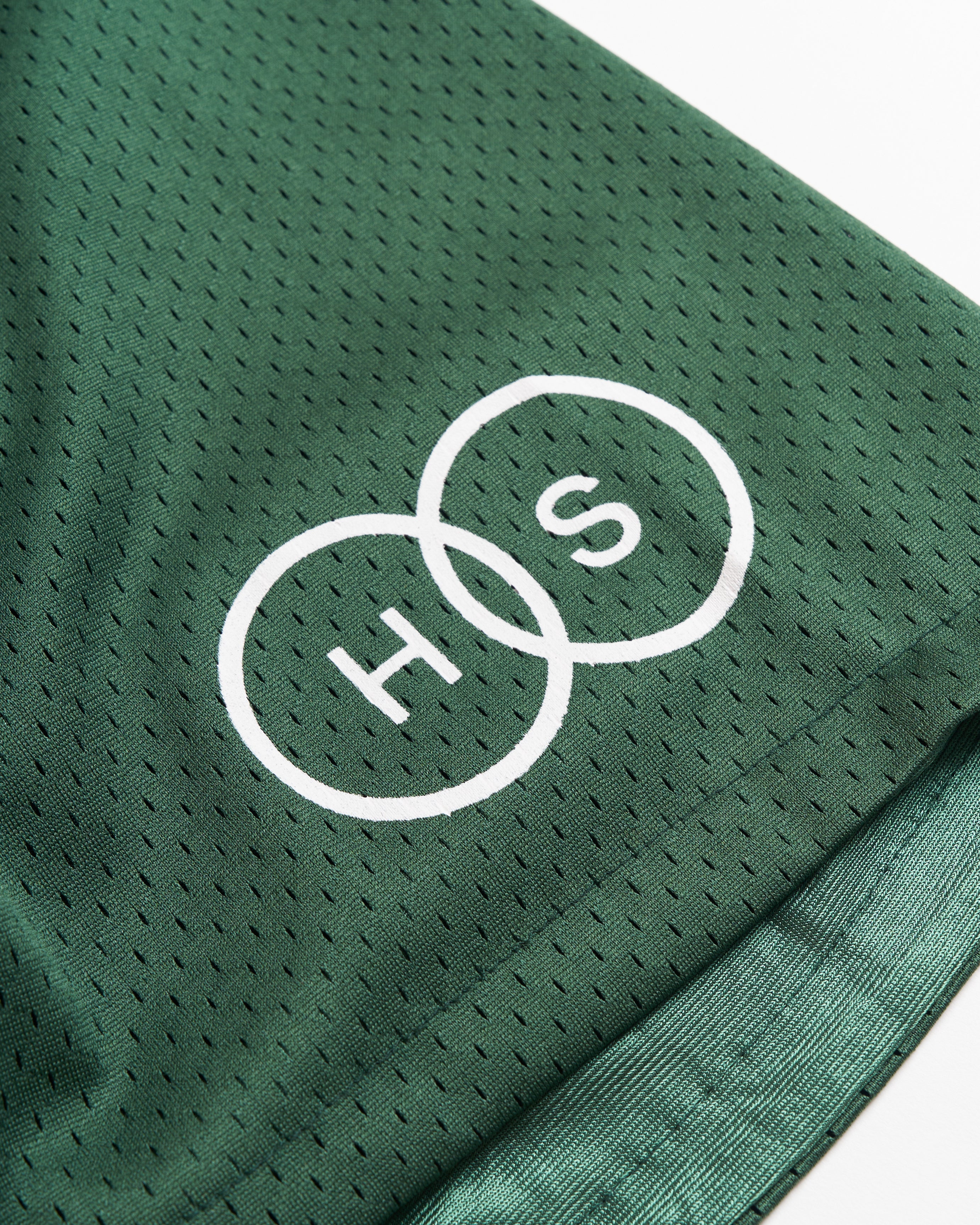 Harmonious Retro Mesh Shorts - Green