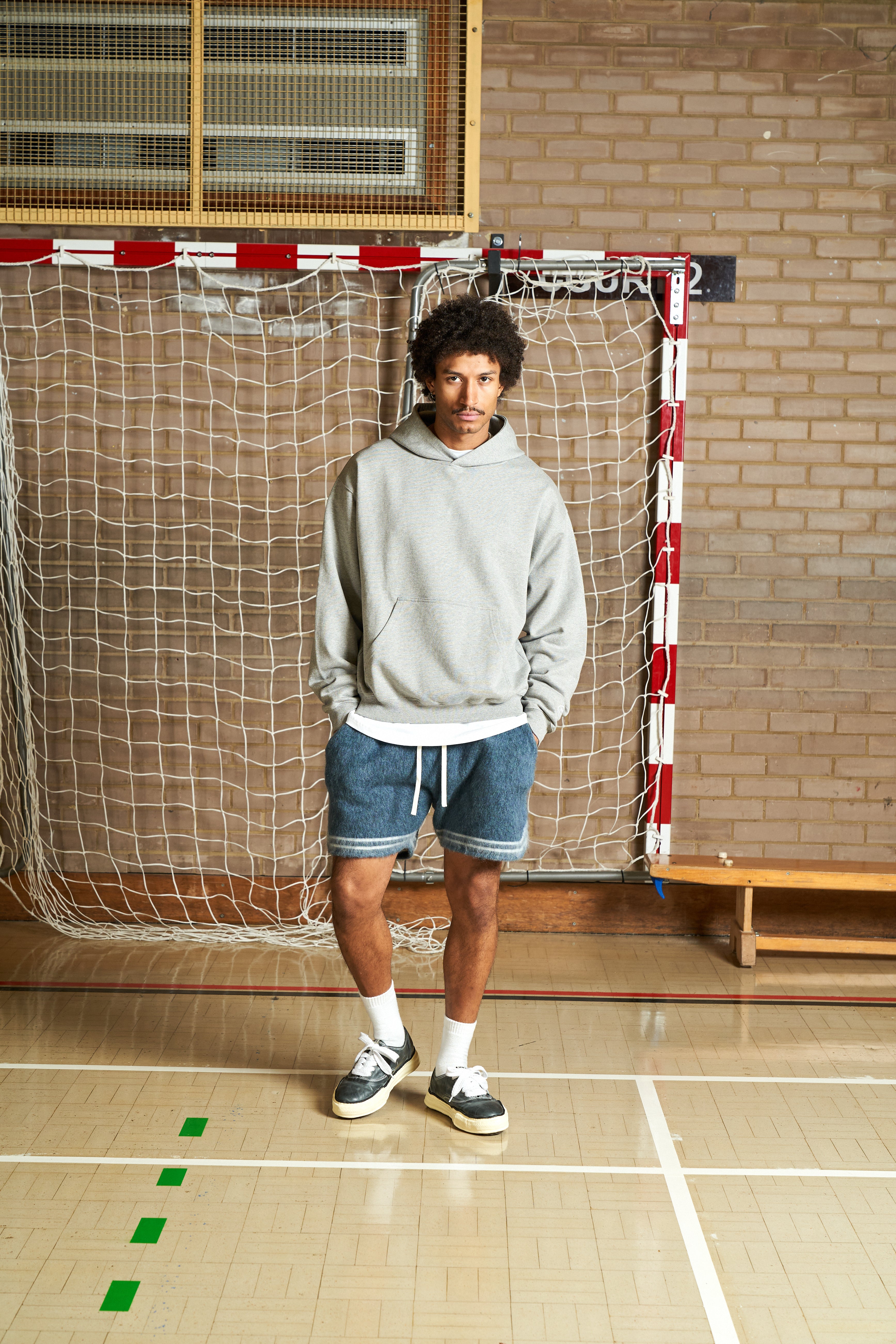 Harmonious Mohair Shorts - Blue