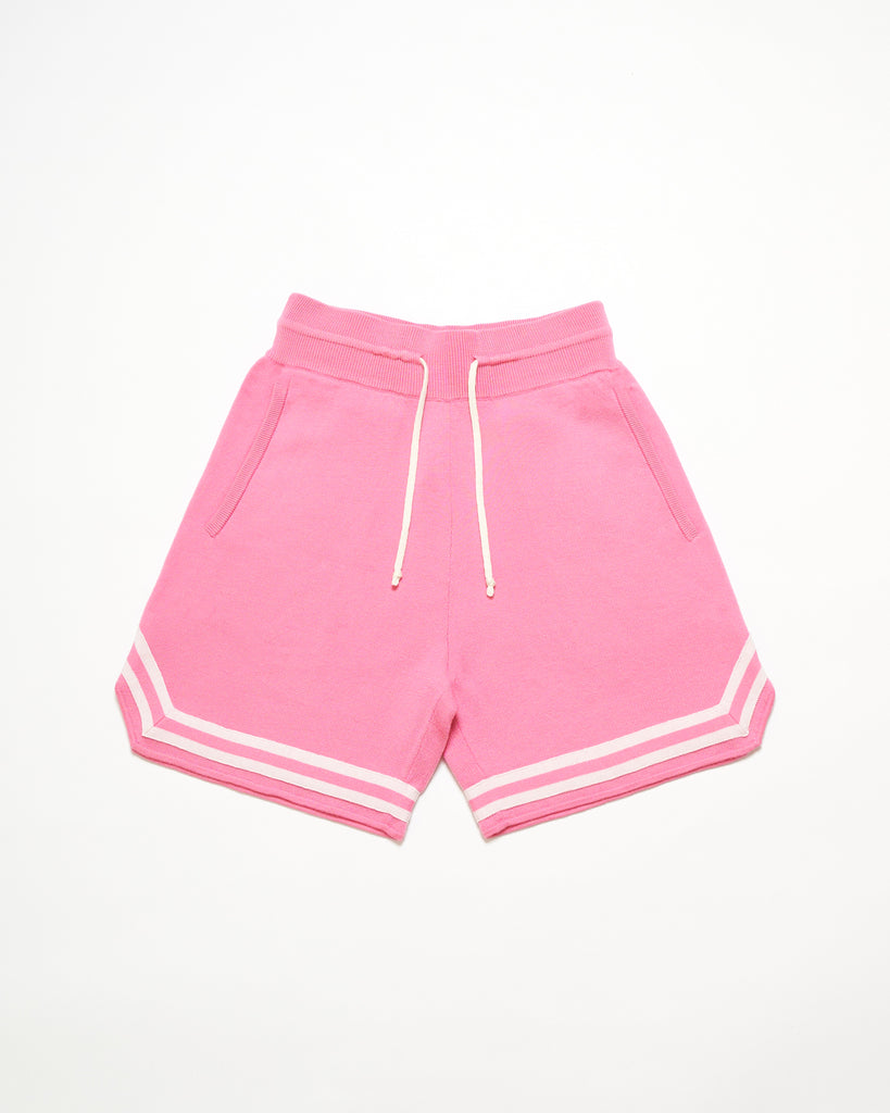 Harmonious pink merino baller shorts 
