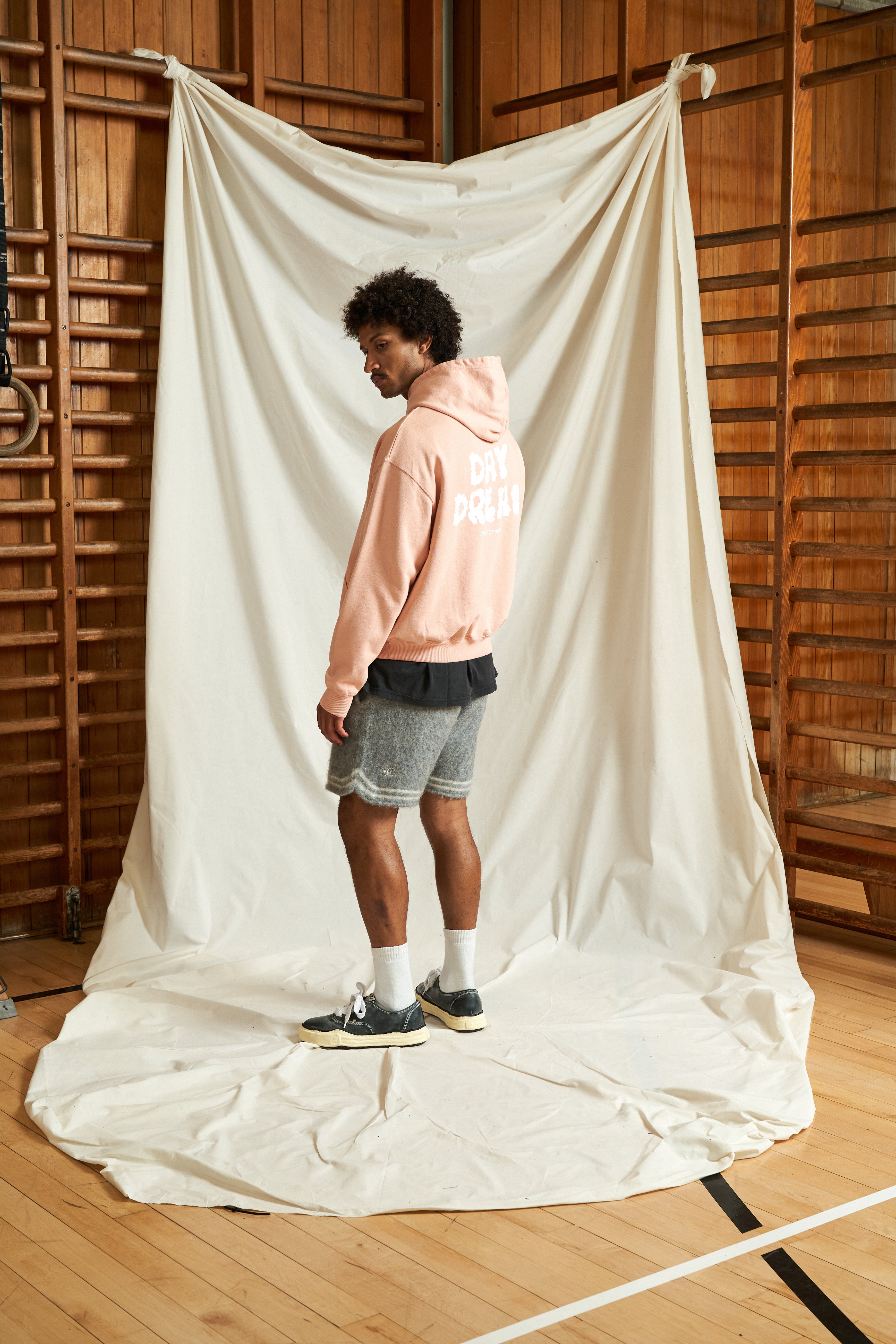 Harmonious Mohair Baller Shorts - Grey