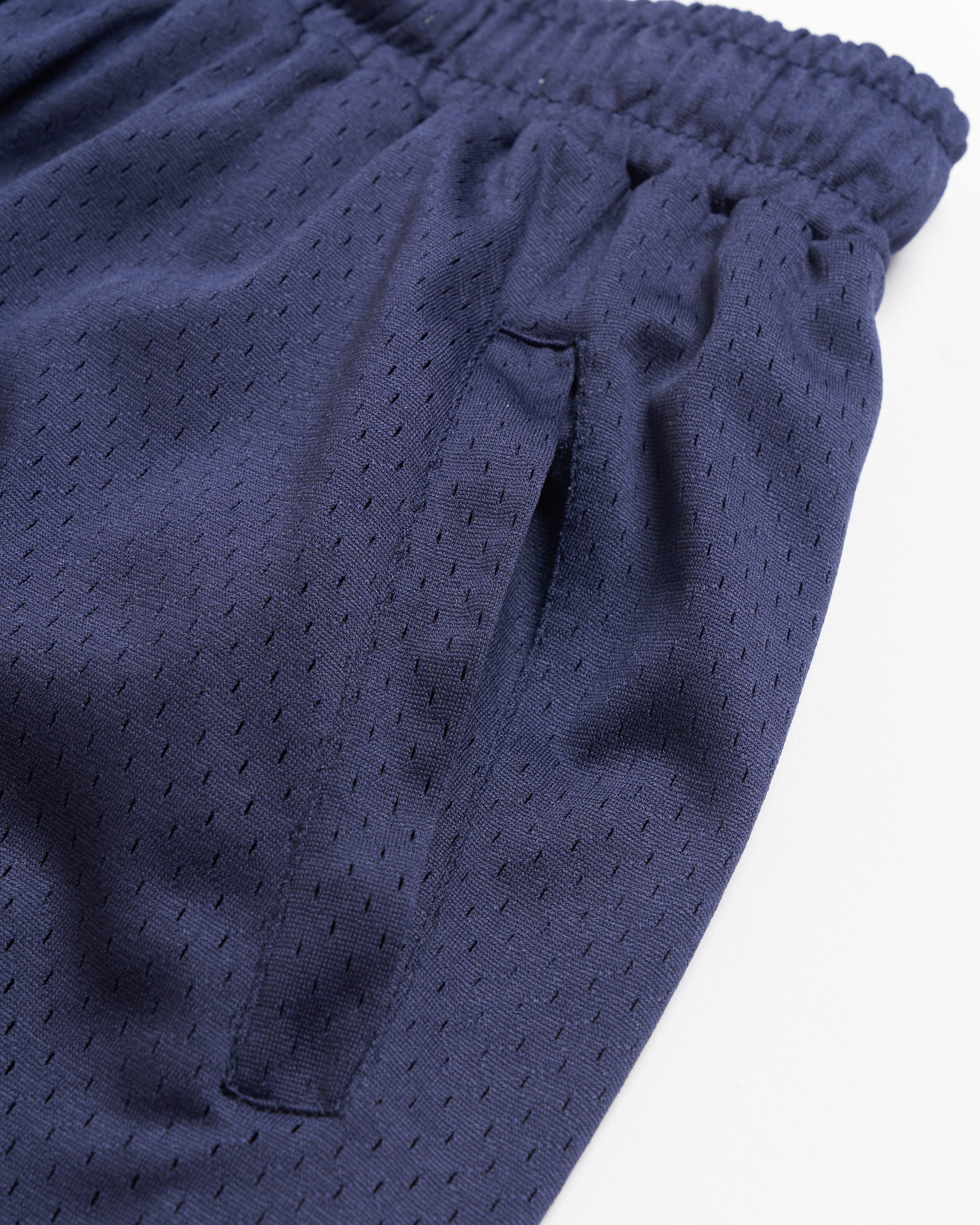 Harmonious Retro Mesh Shorts - Navy