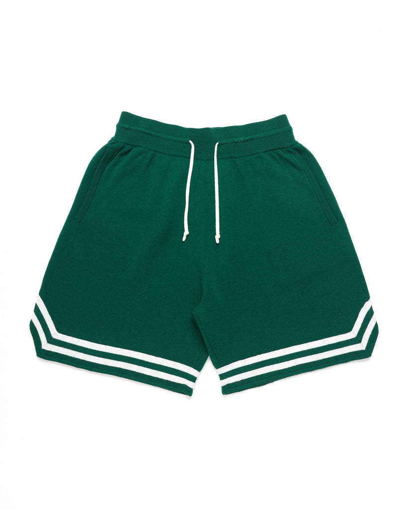 Harmonious Green merino baller shorts 
