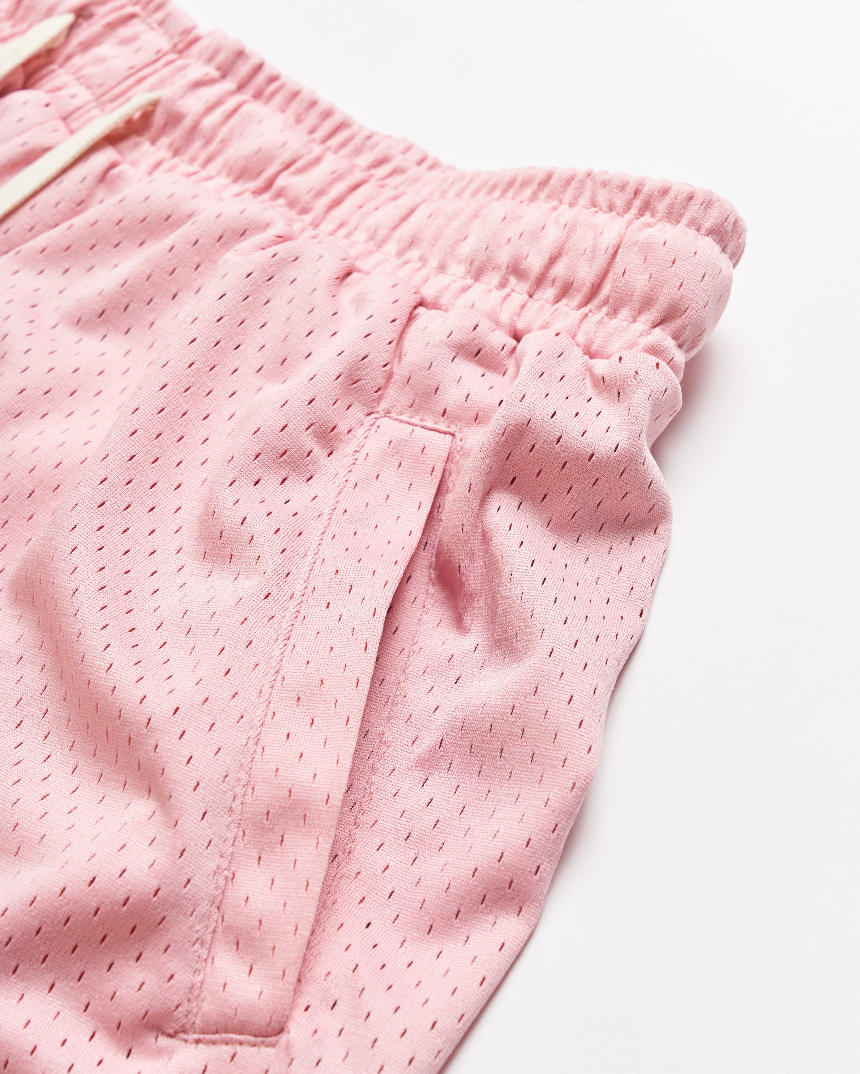 Harmonious Retro Mesh Shorts - Pink