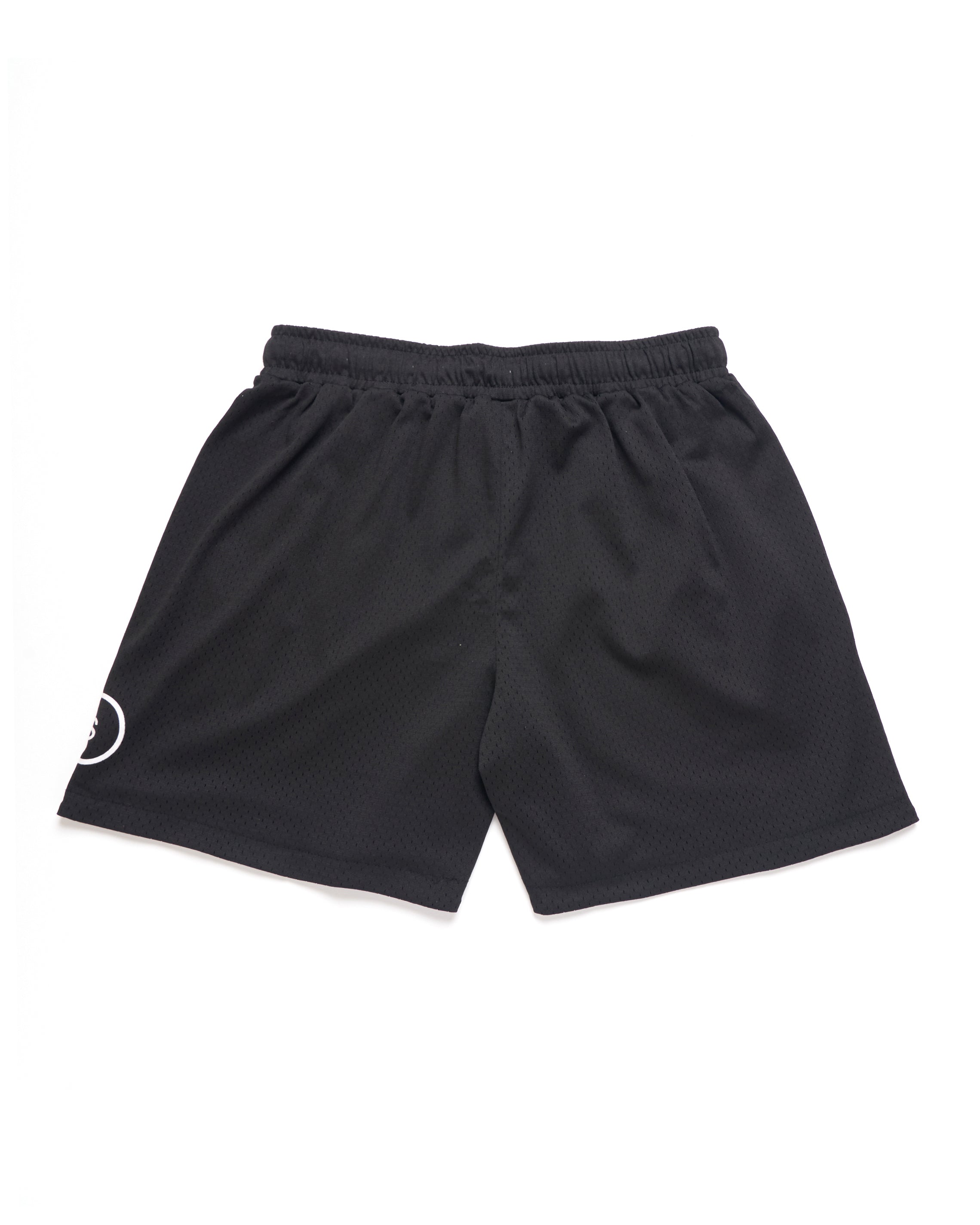 Harmonious Retro Mesh Shorts - Black