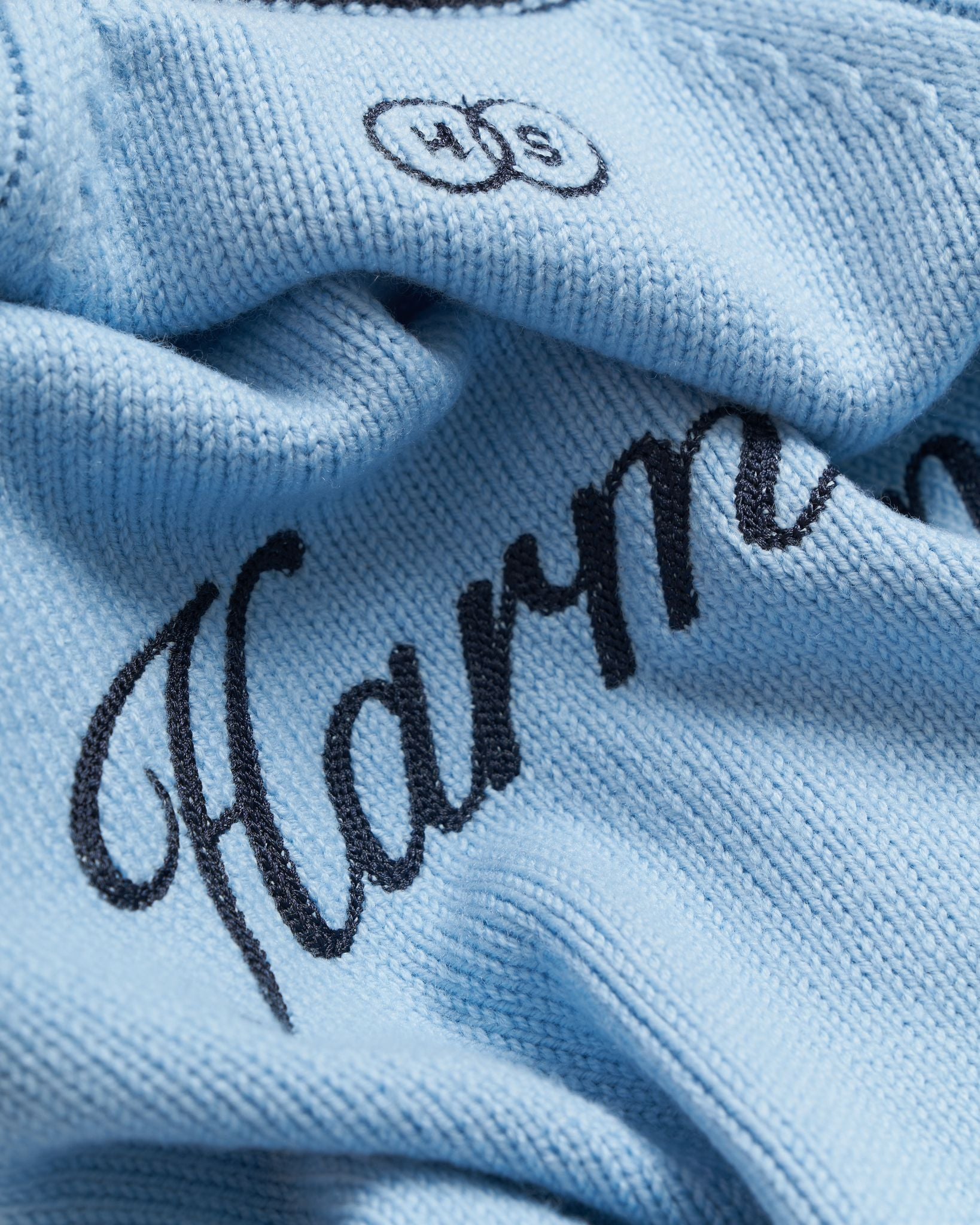 Merino Baseball Shirt - Baby Blue