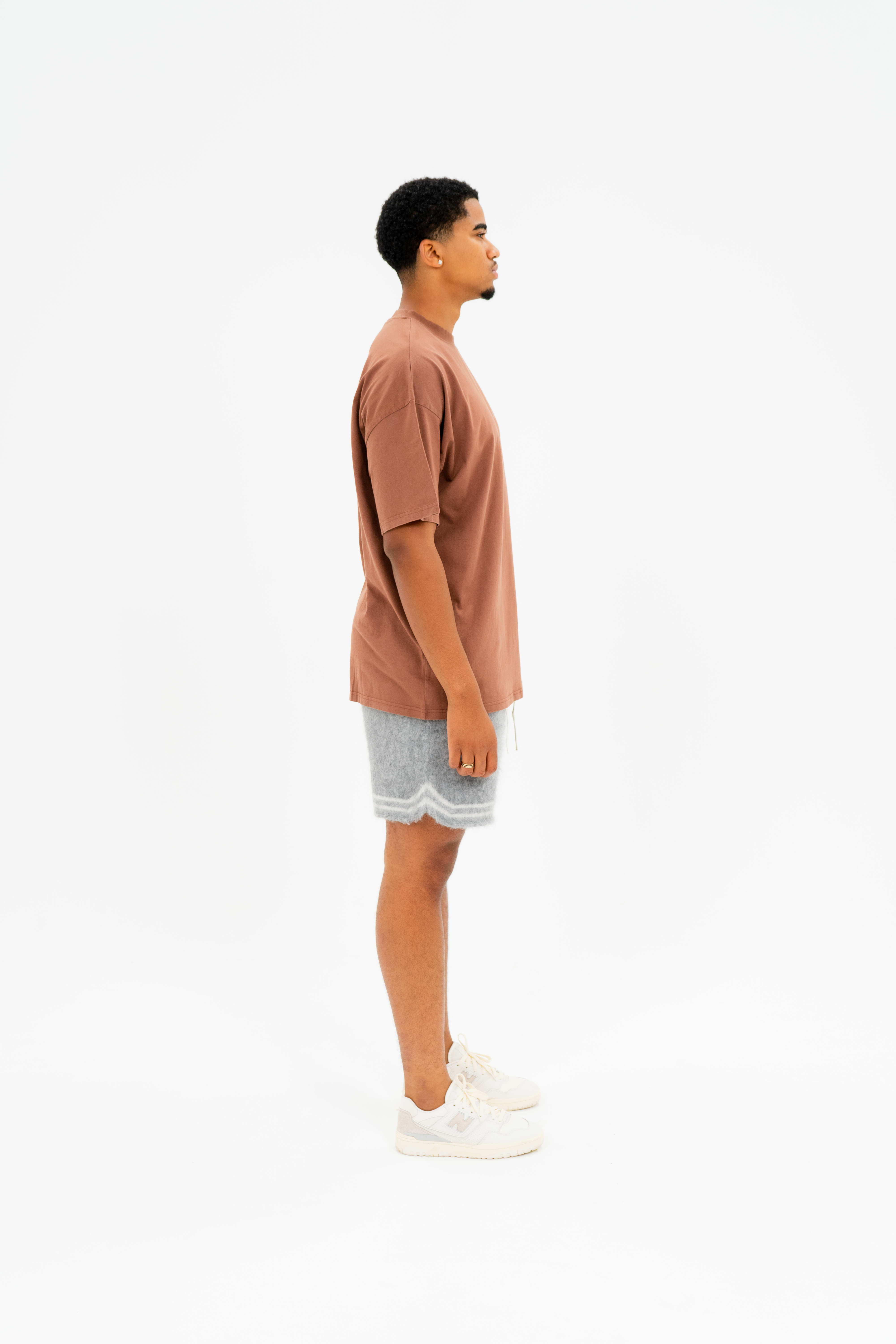Script T-shirt - Brown
