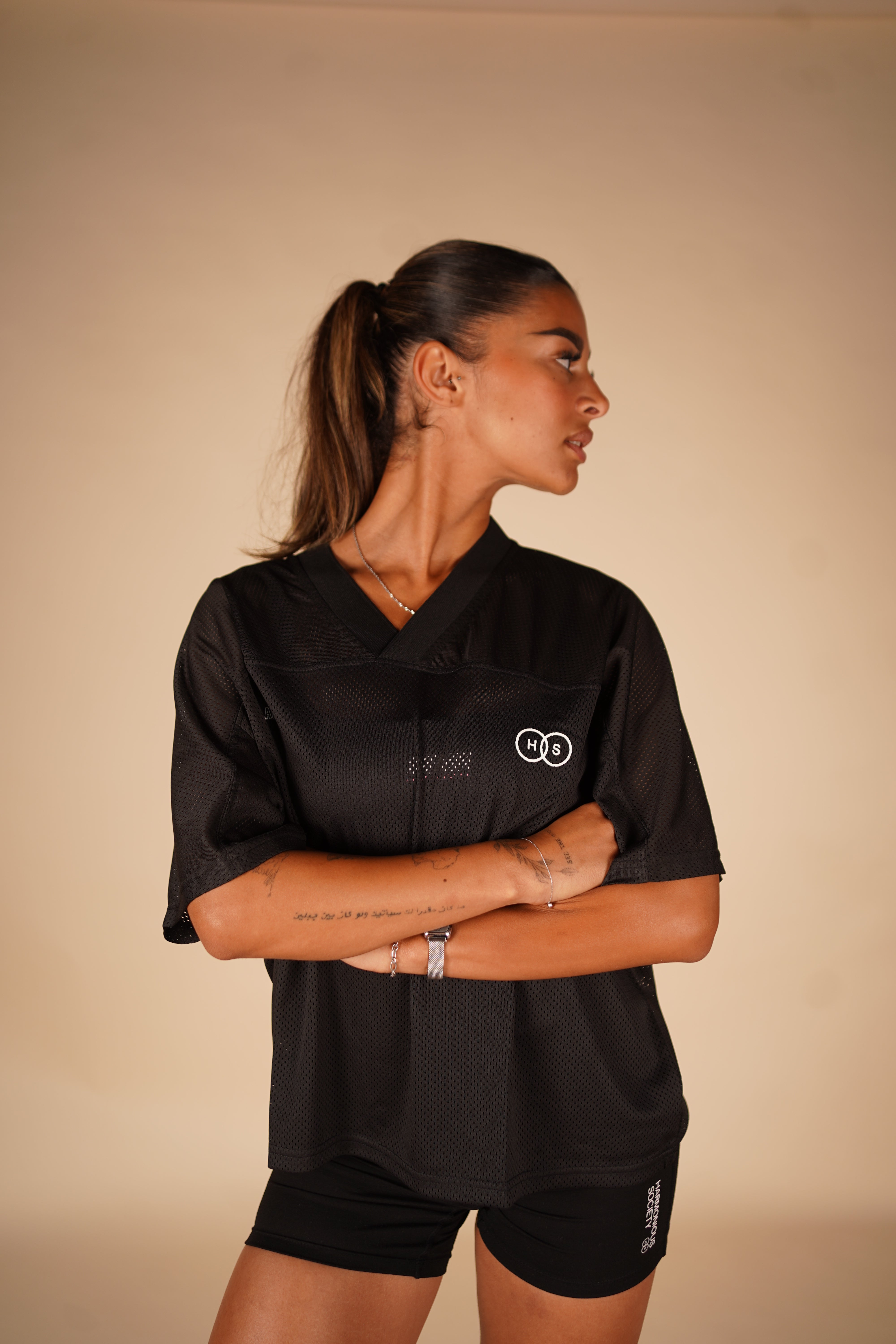 Own Lane Mesh Jersey - Black