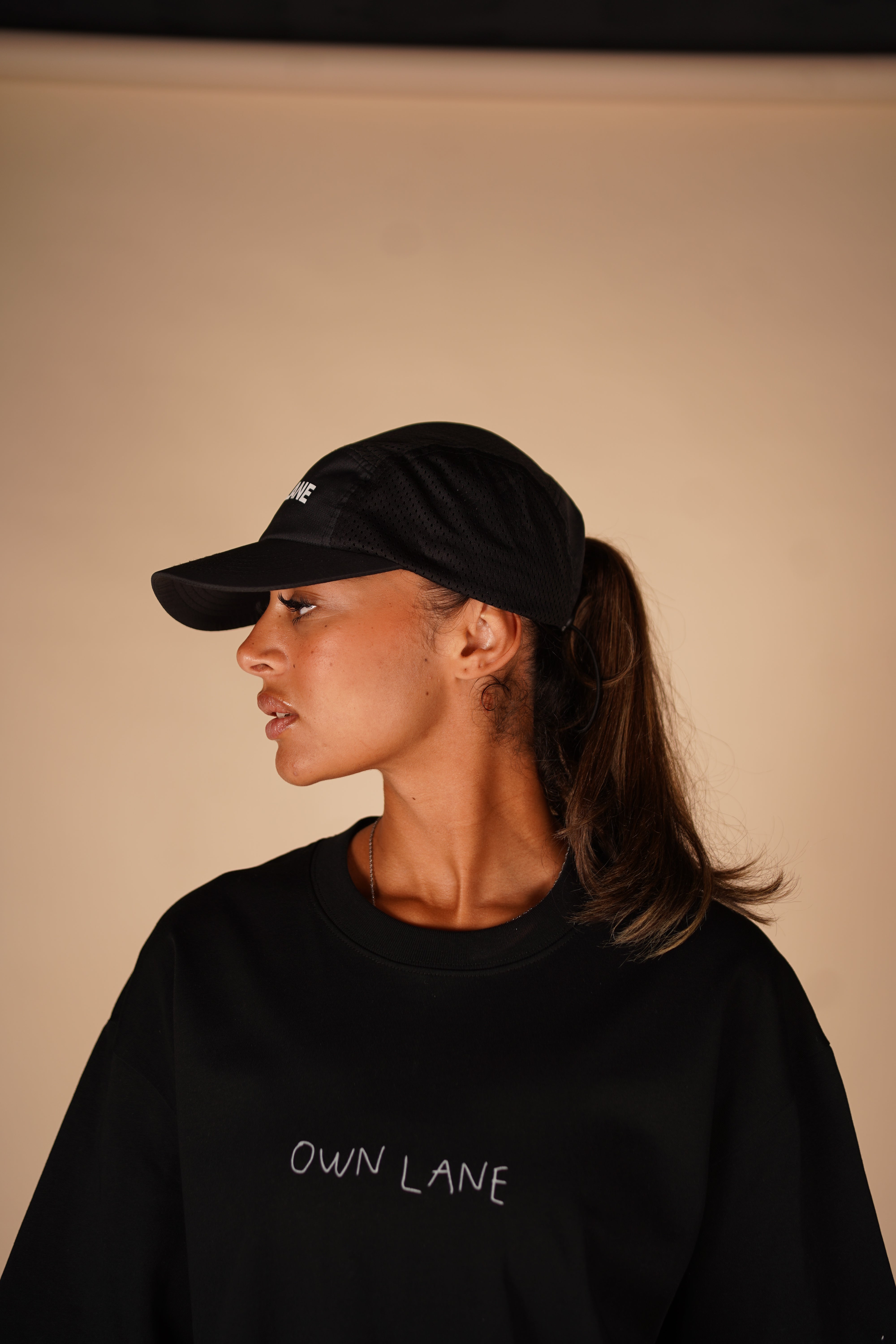 Own Lane Performance Cap - Black