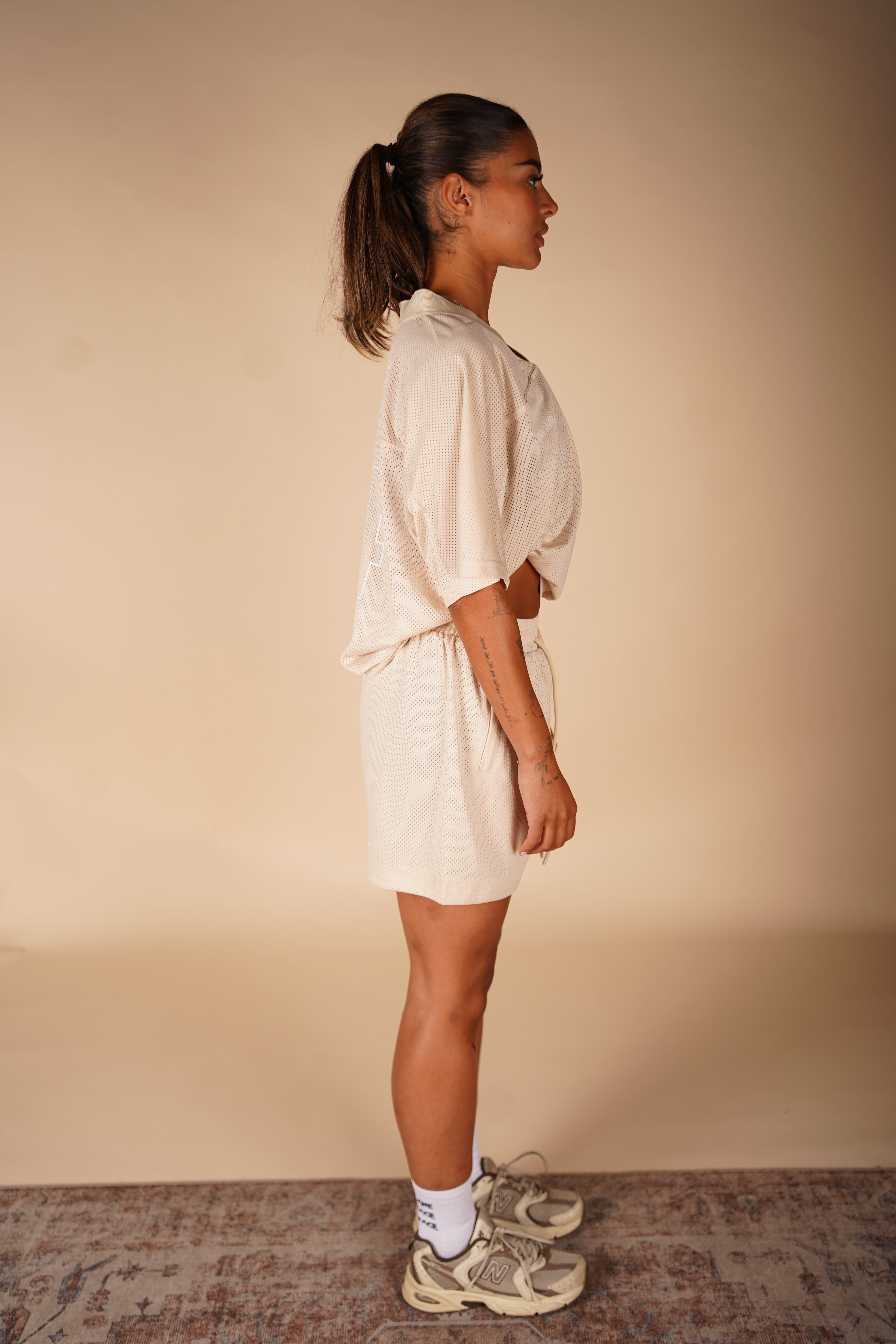 Own Lane Mesh Jersey - Bone