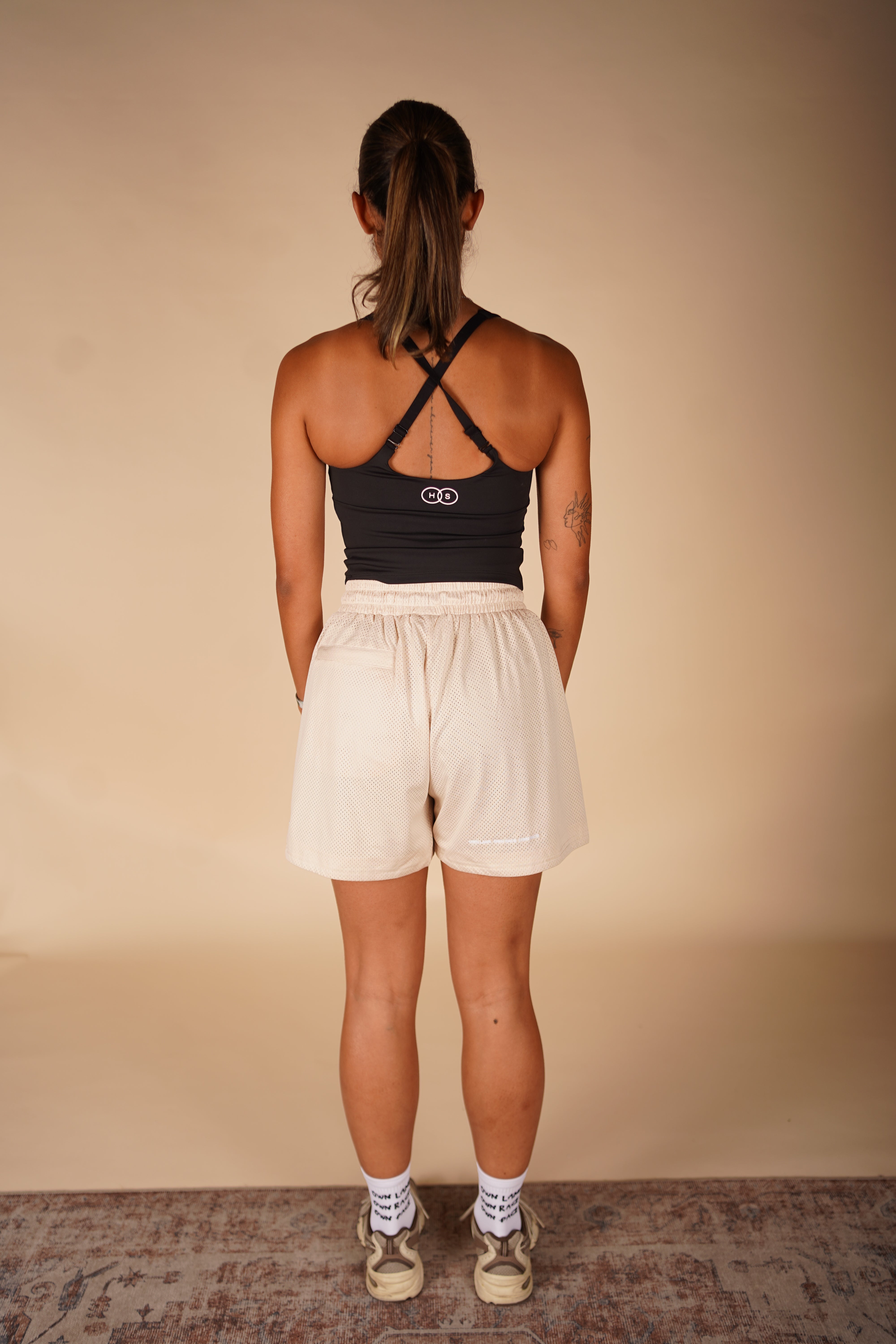 Mesh Shorts - Bone