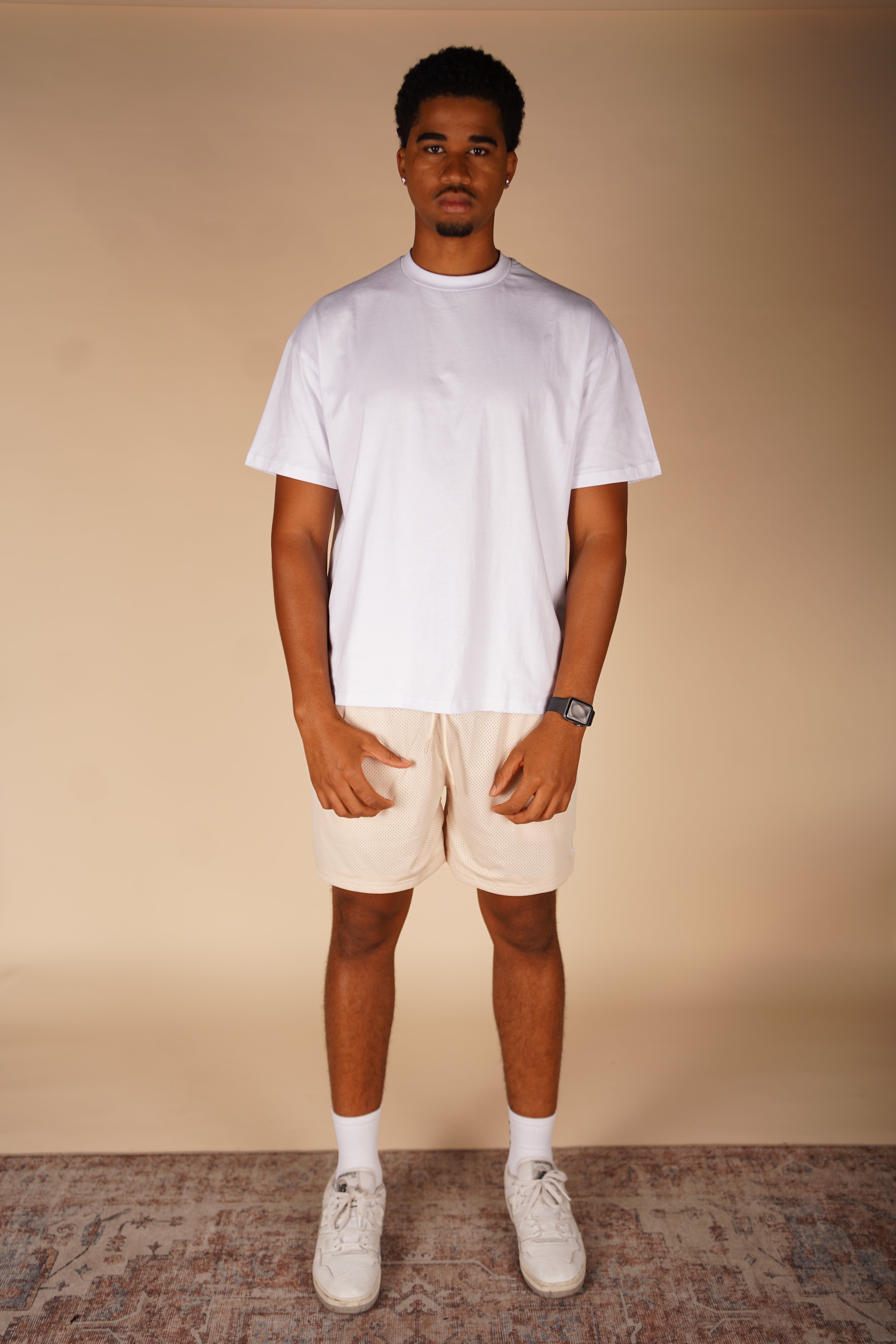 Mesh Shorts - Bone