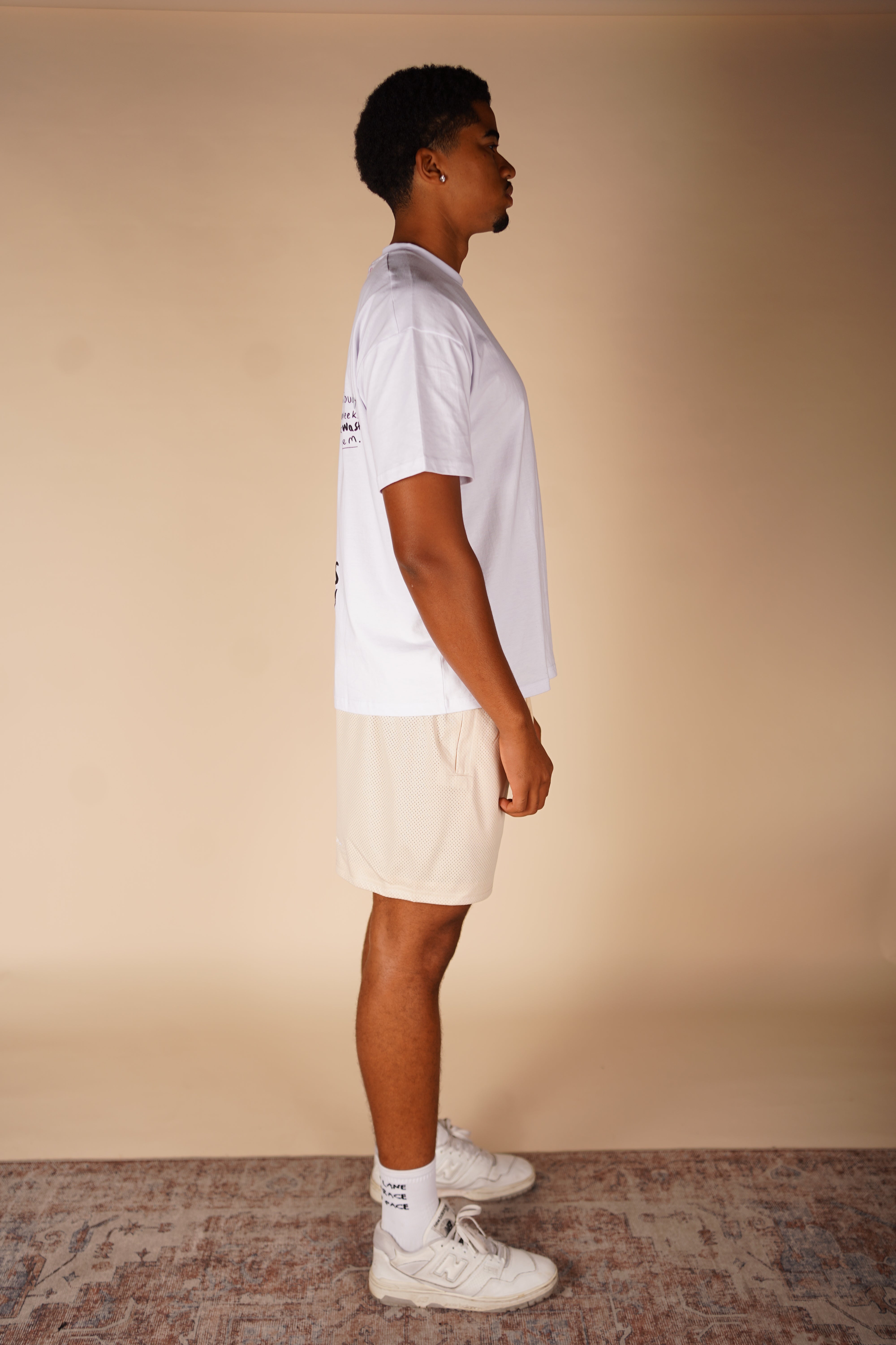 Mesh Shorts - Bone
