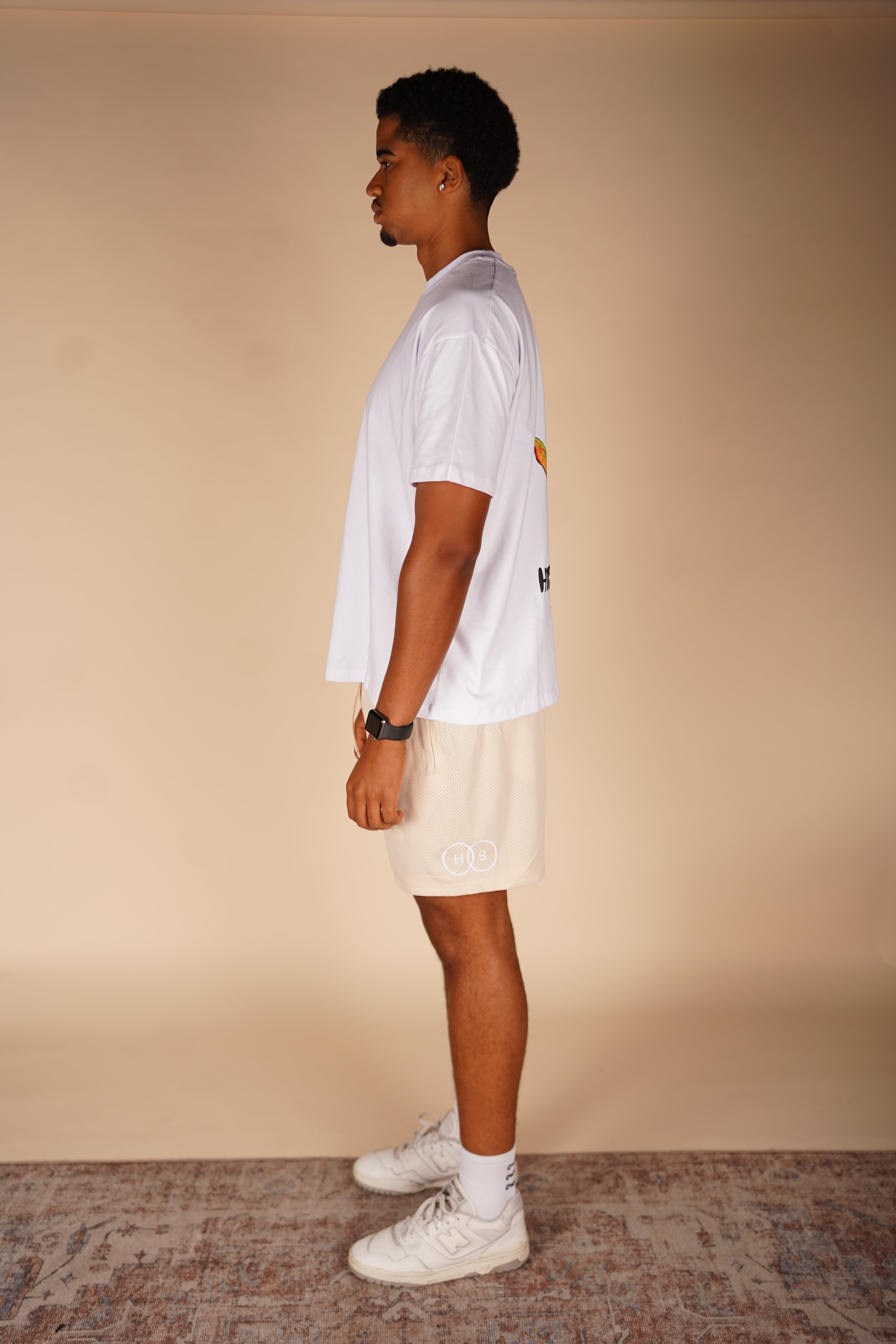 Mesh Shorts - Bone