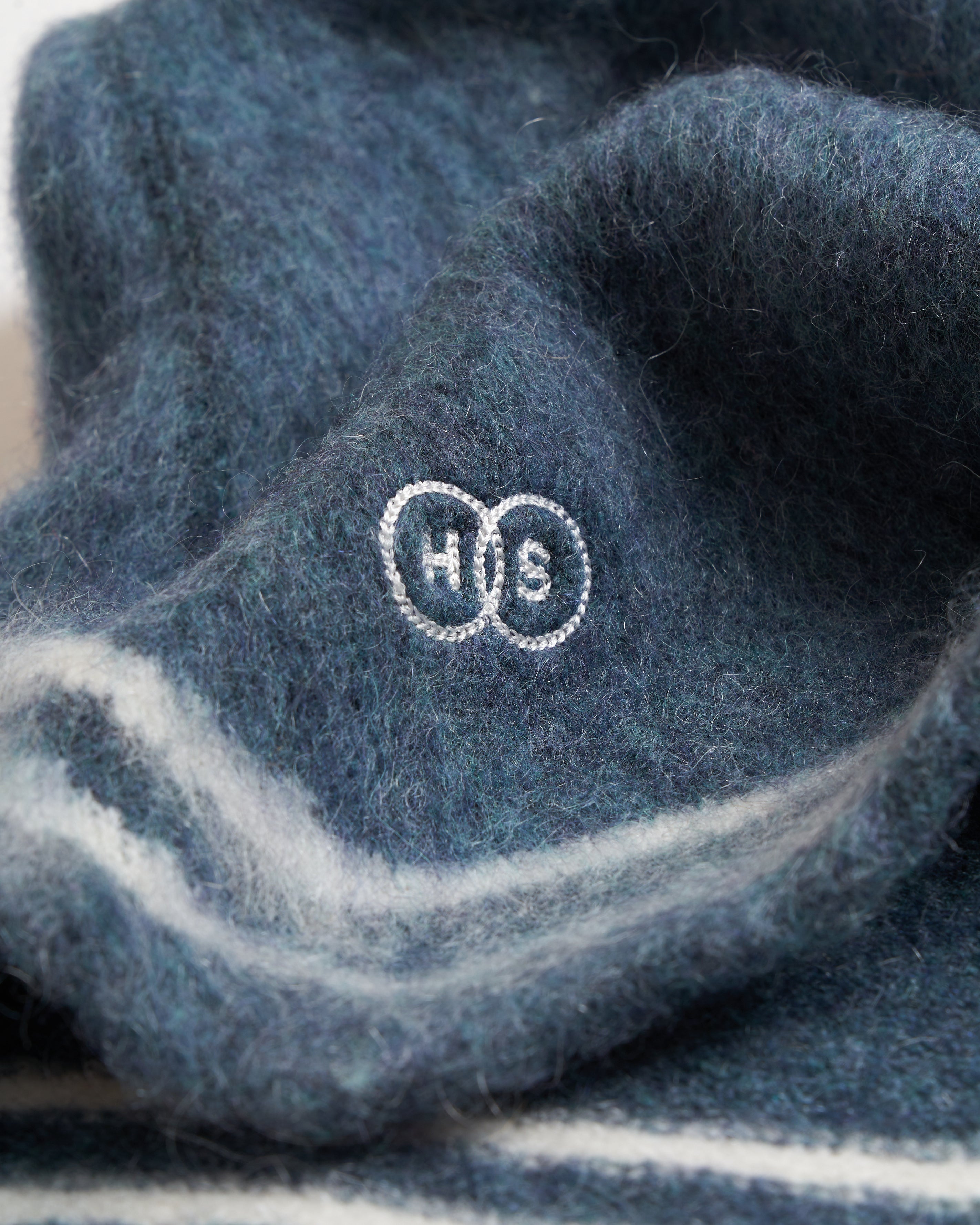 Harmonious Mohair Shorts - Blue