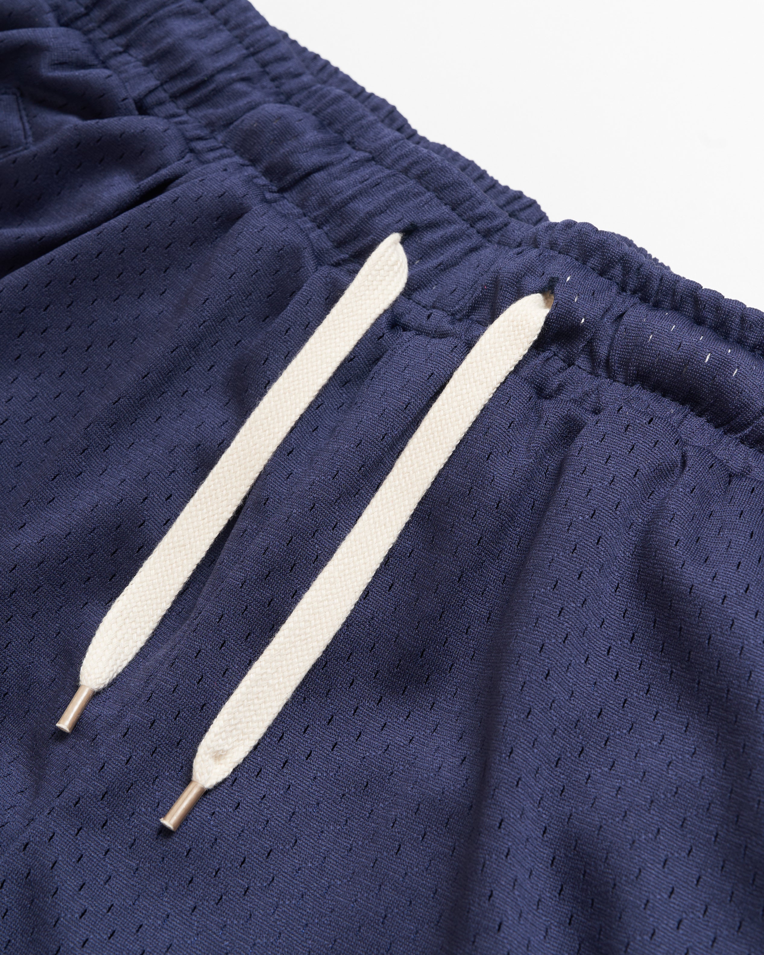 Harmonious Retro Mesh Shorts - Navy